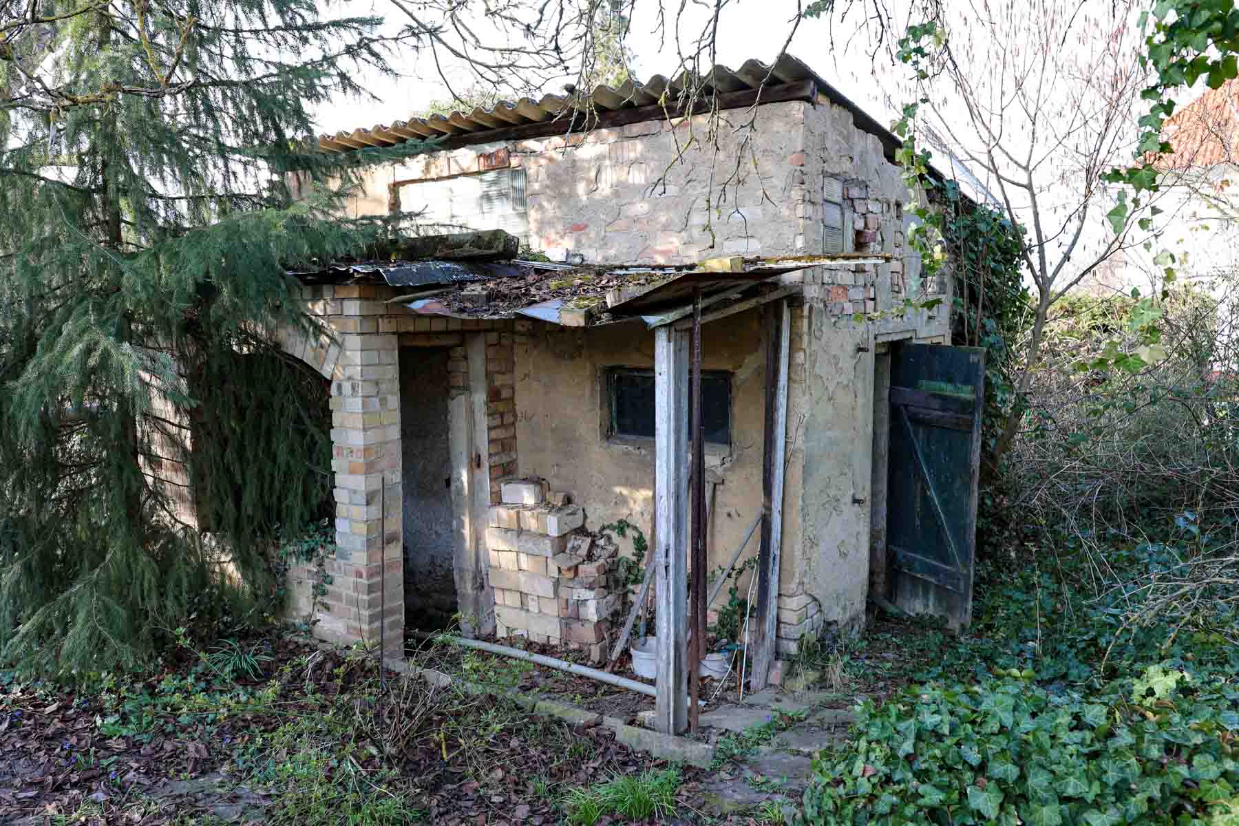 Was wird wohl aus dem Schuppen?