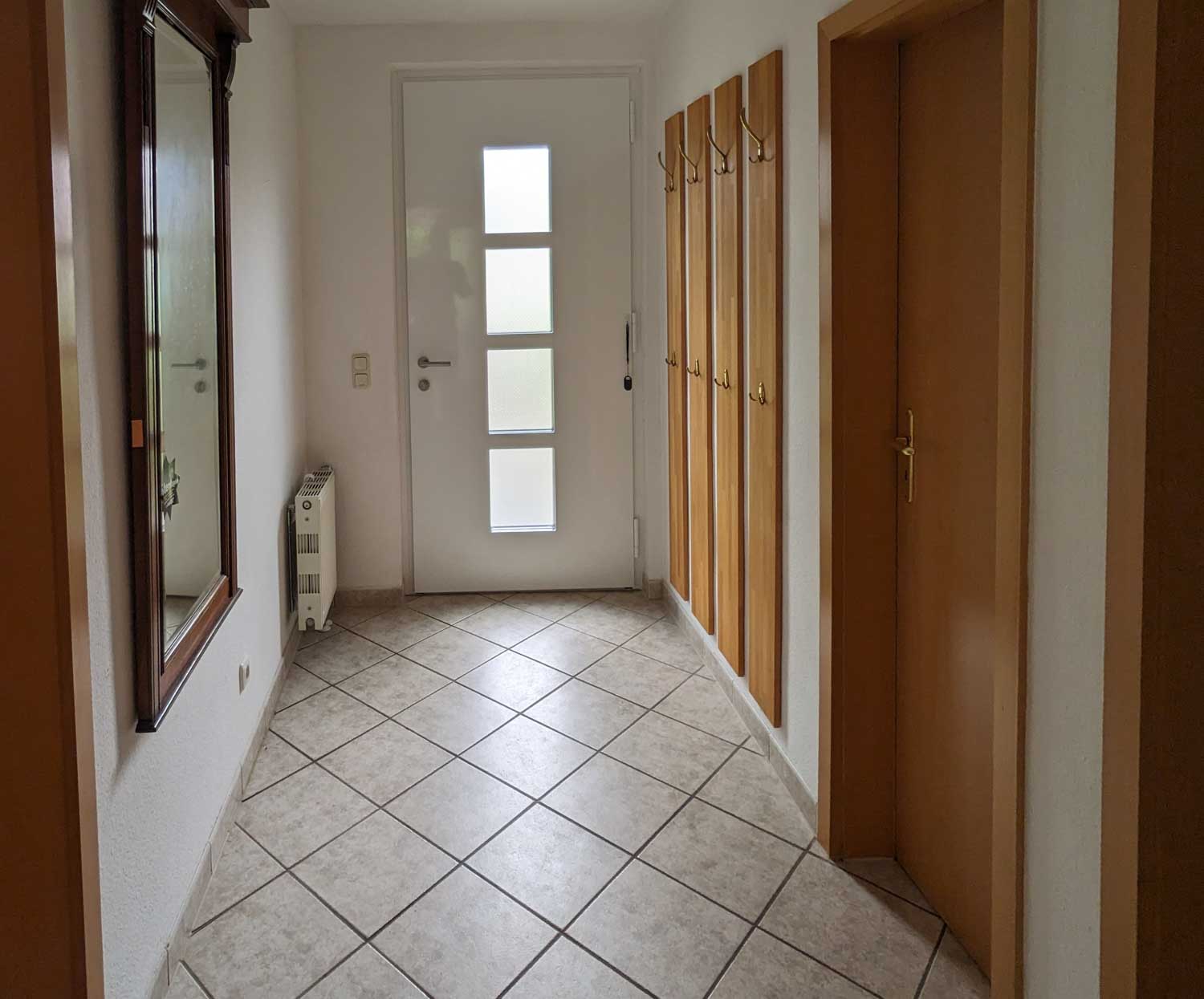 Innenwirkung der neuen Haustür