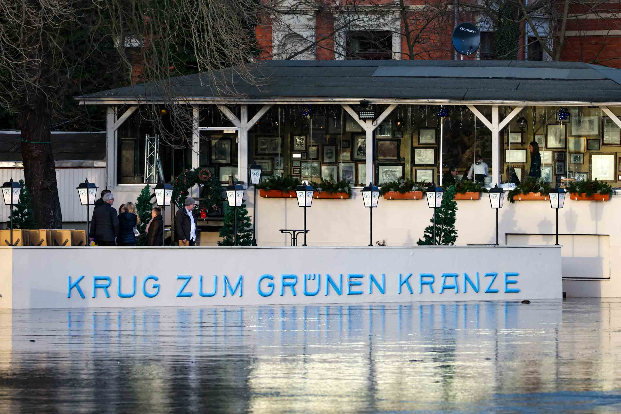 Hochwasser der Saale