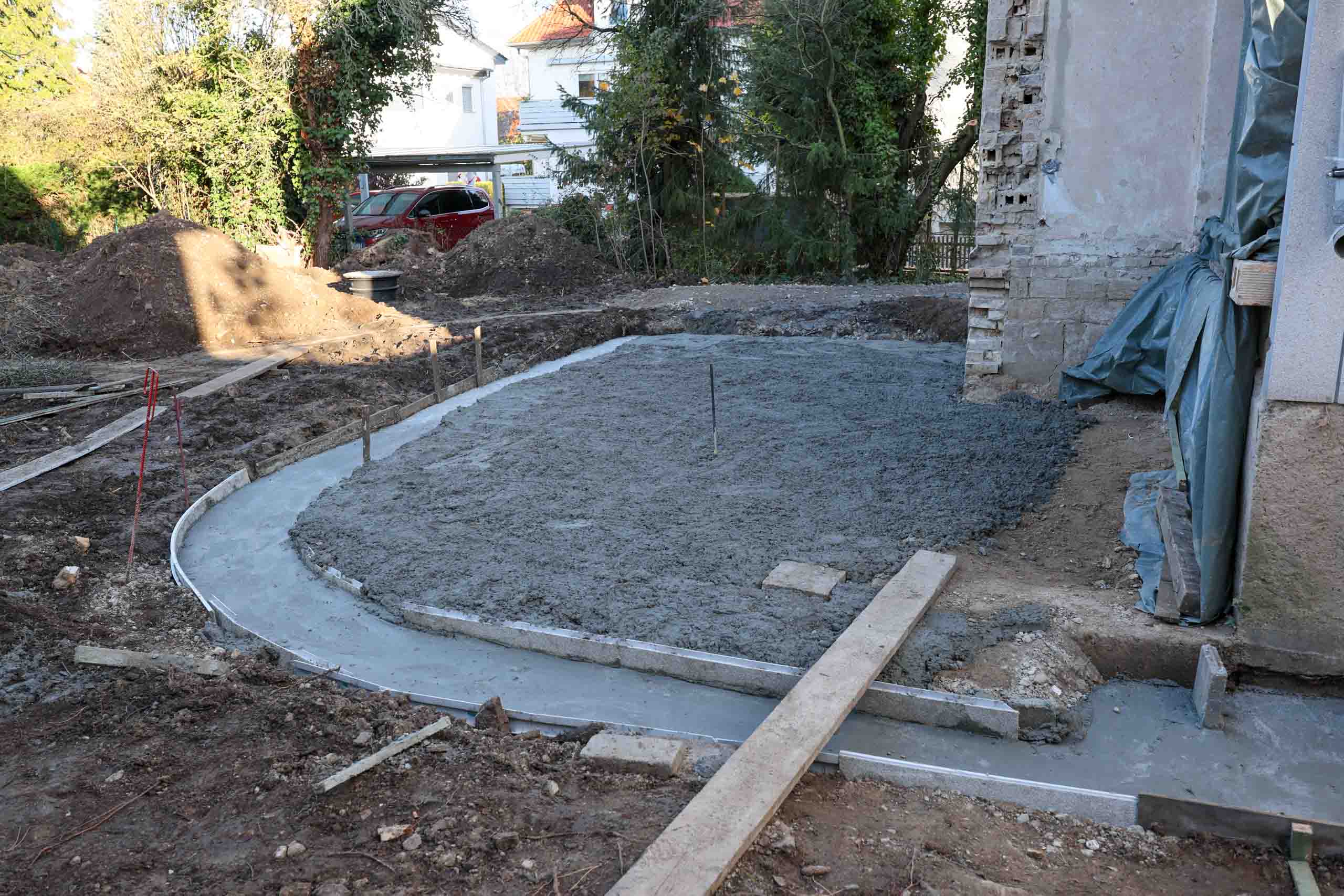 Fundament Marke Eigenbau