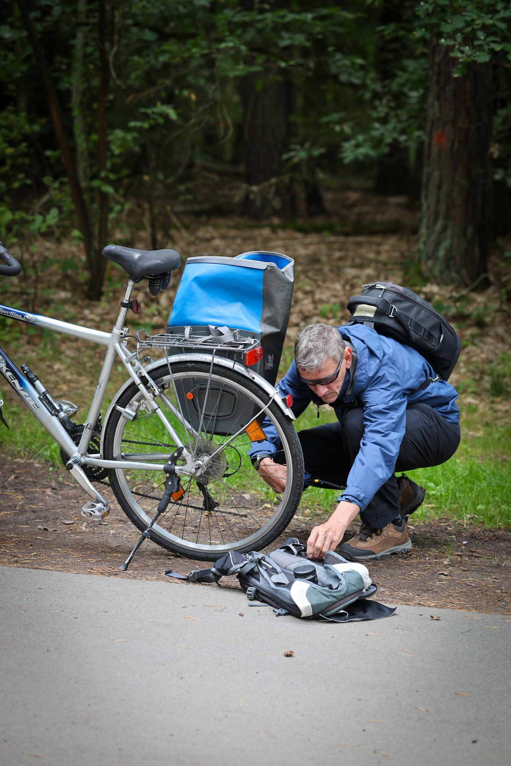 Akku-Luftpumpe im Praxiseinsatz