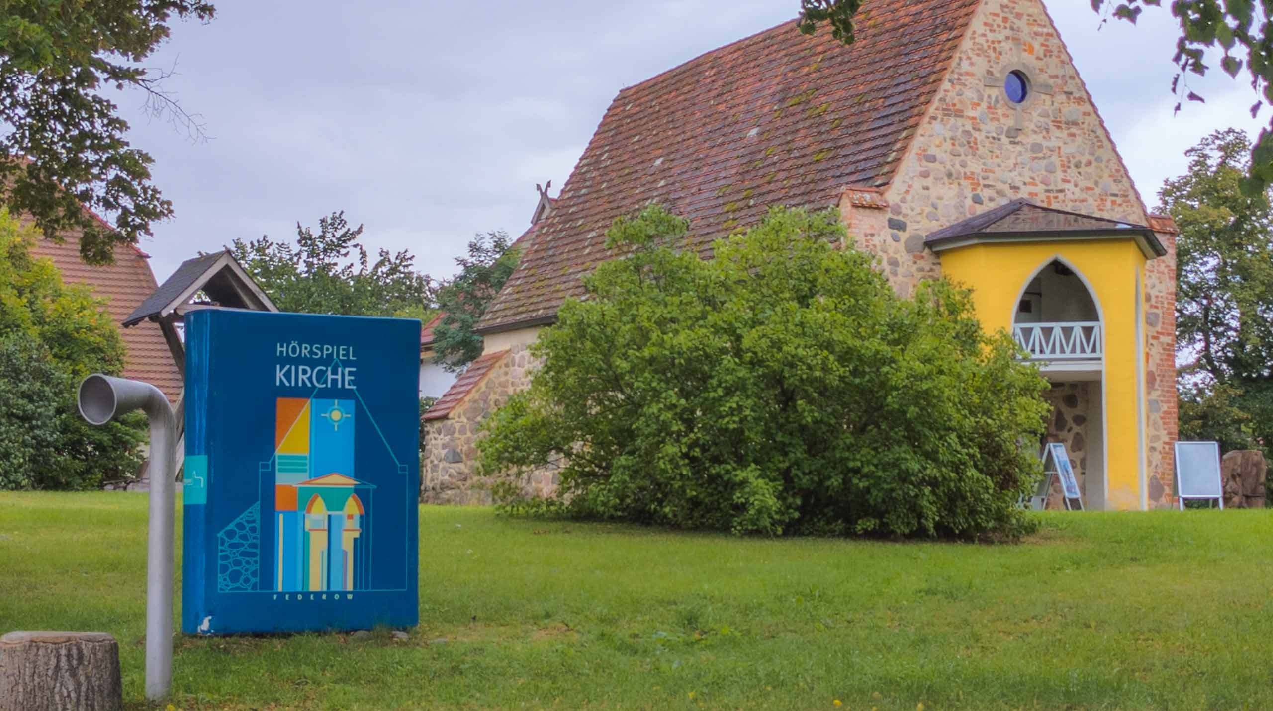 Hörspielkirche als letzte Station am heutigen Tag