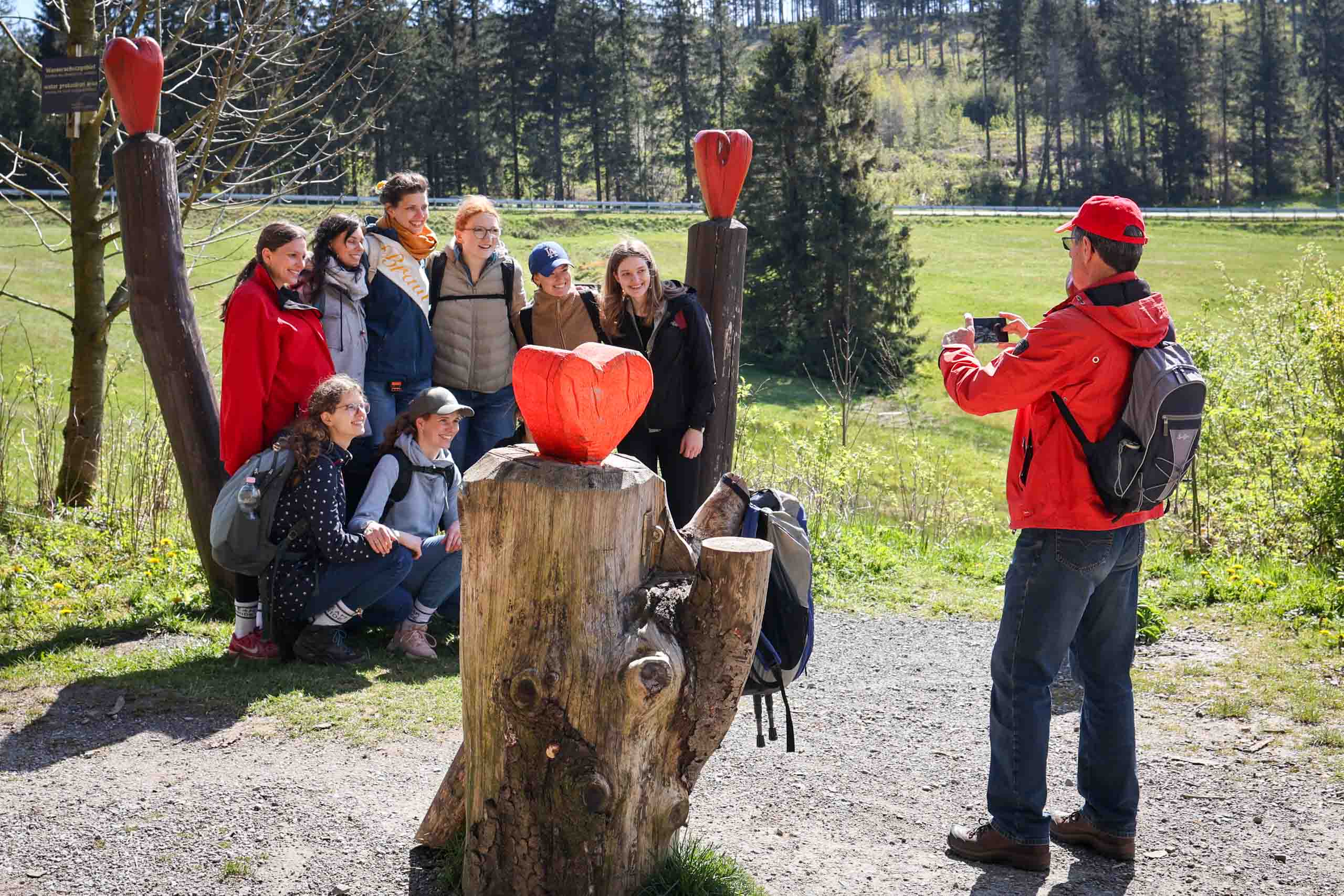 Gruppenbild mit Braut