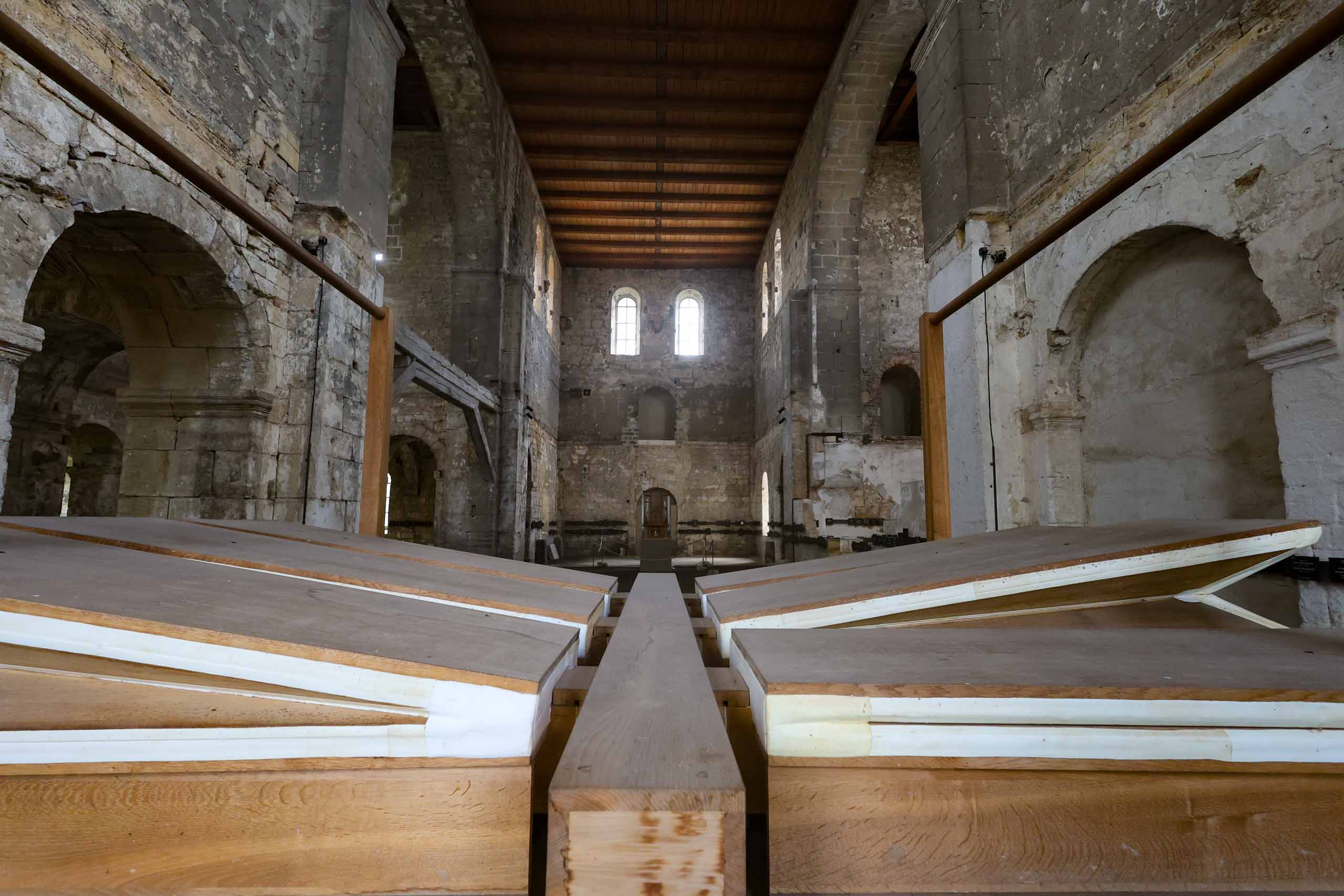 Blasebalg für die frühere Orgel