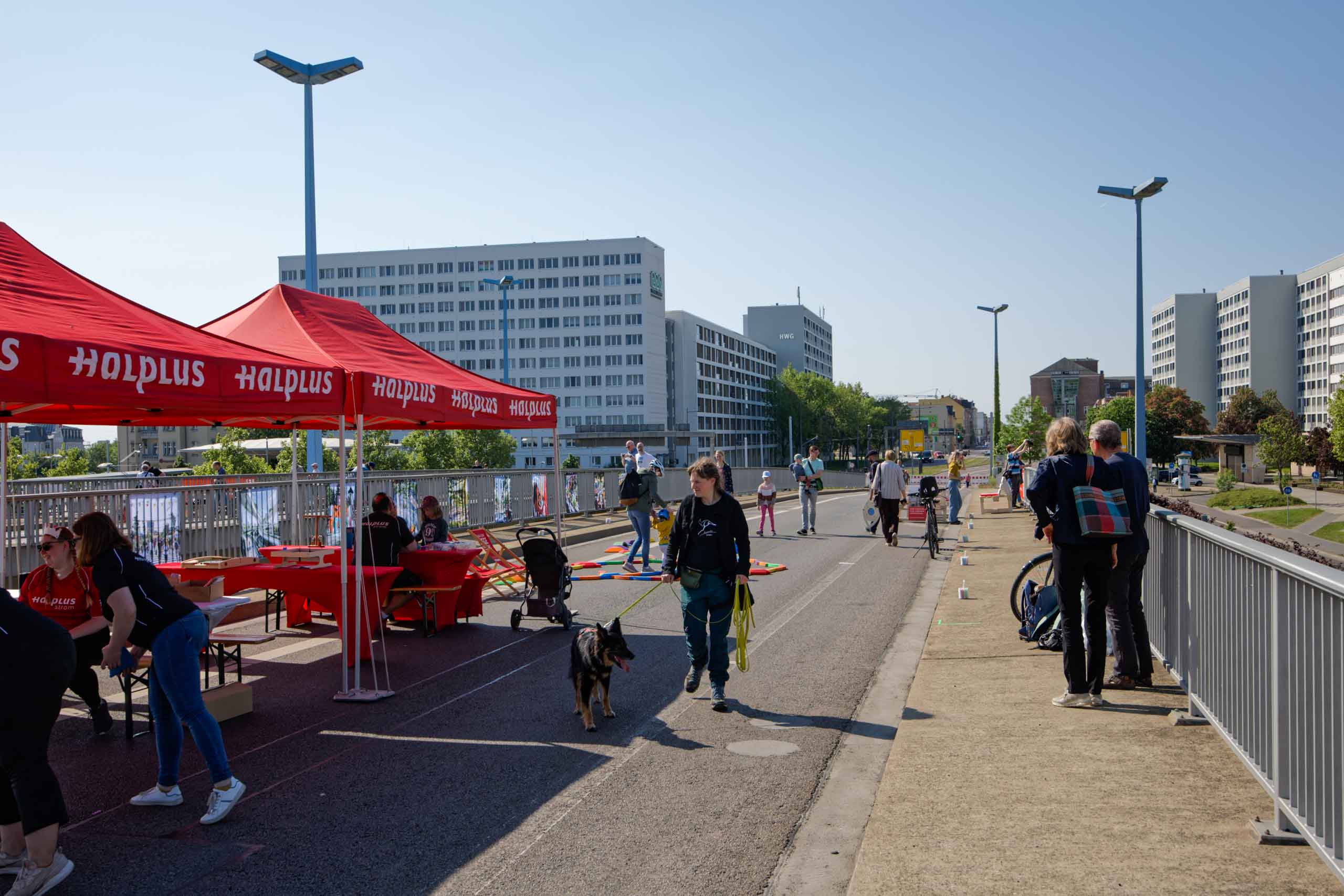 Brückentag am Riebeckplatz