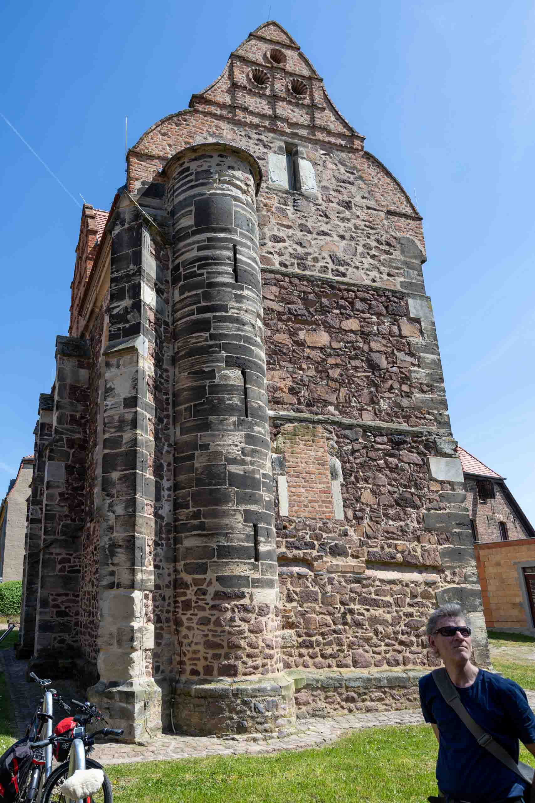 Das ist die Kirche des Templer-Ordens in Mücheln (Wettin)