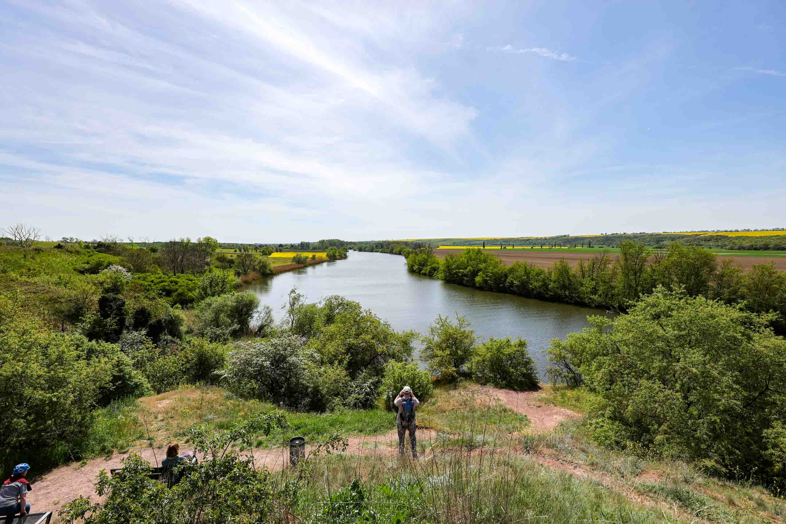 Blick in Saaletal Richtung Halle