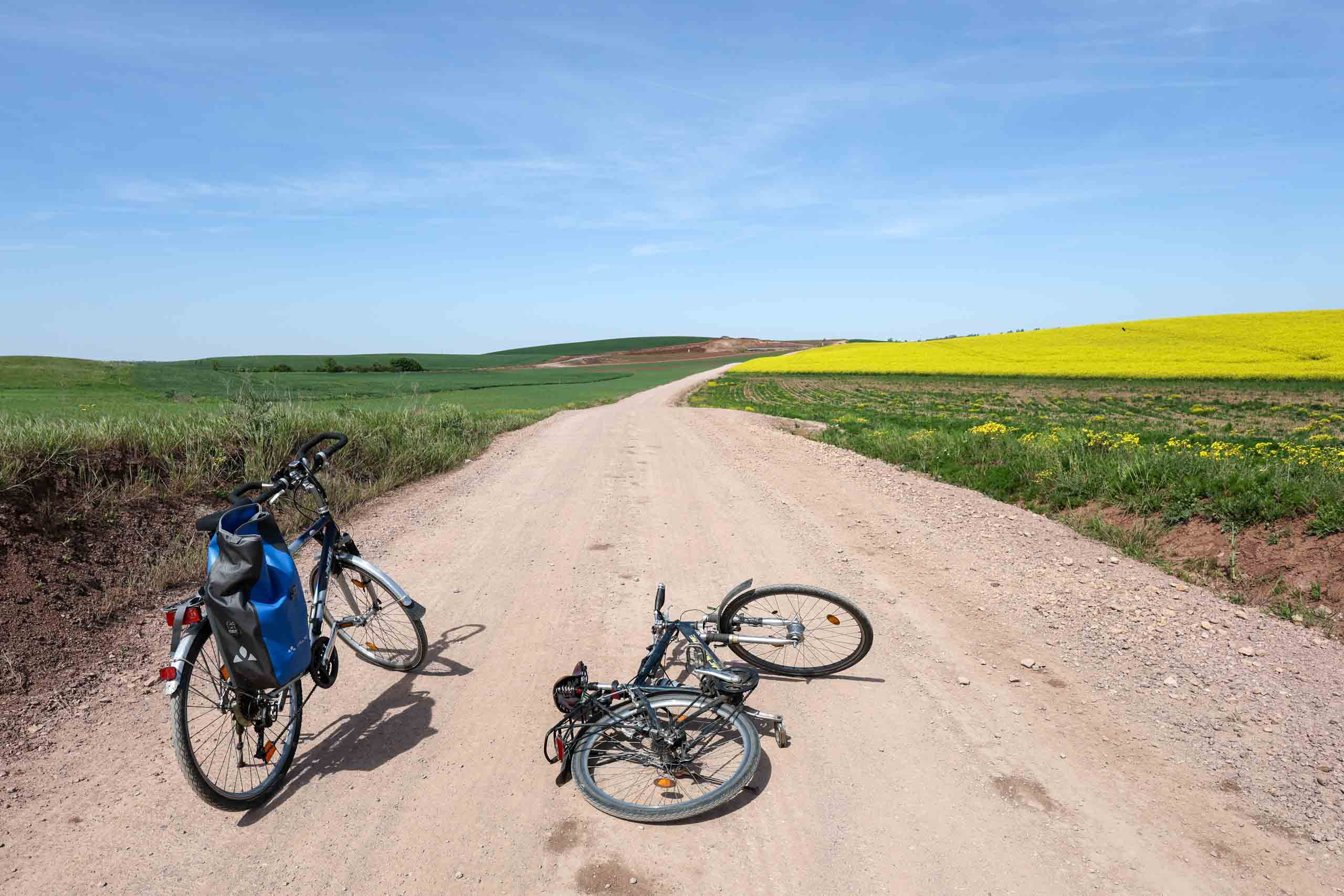 Das Fahrrad, dass immer mal umfällt