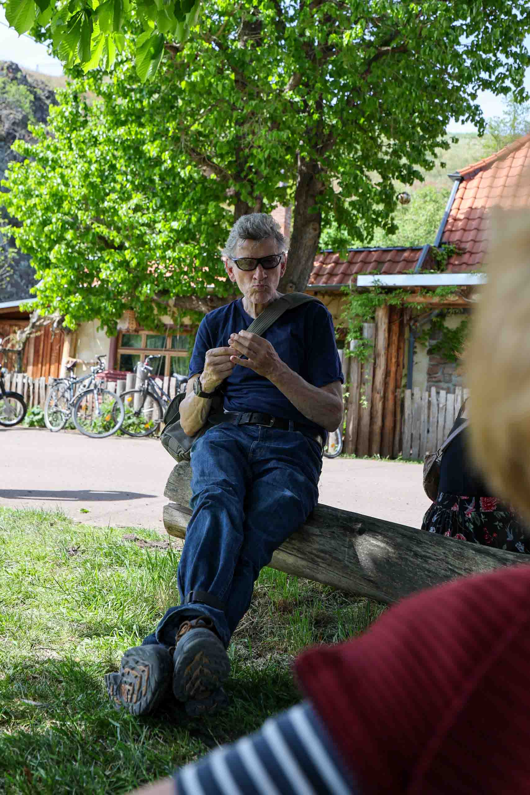 Eis-Halt am Saalekiez