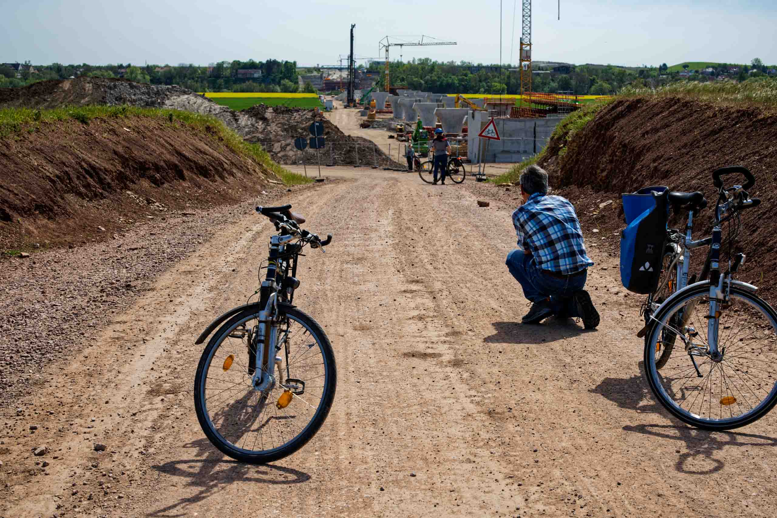 A 143 Brückenfundament auf der Nordseite