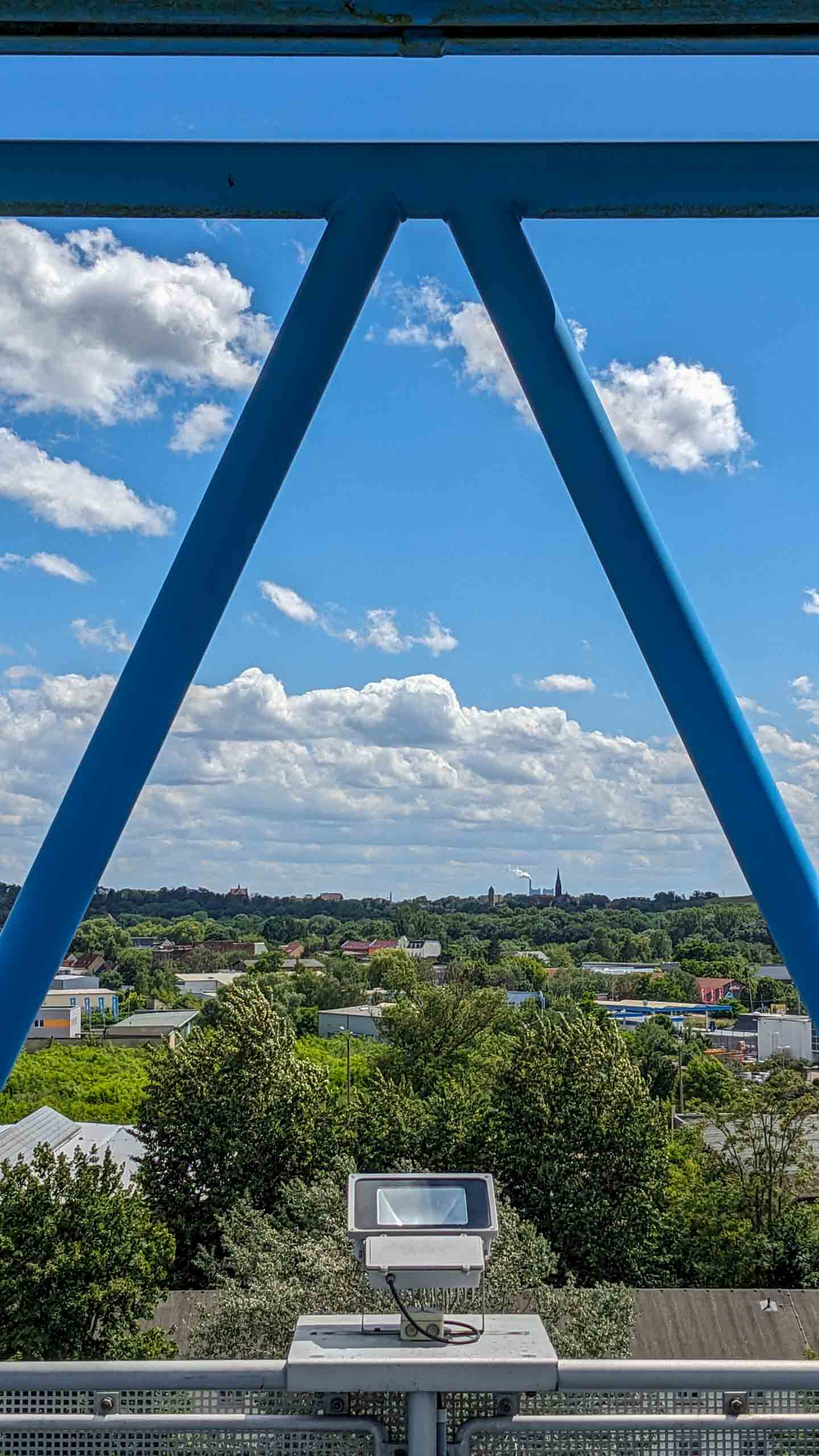 Blick nach Süden (Kraftwerk Buna)