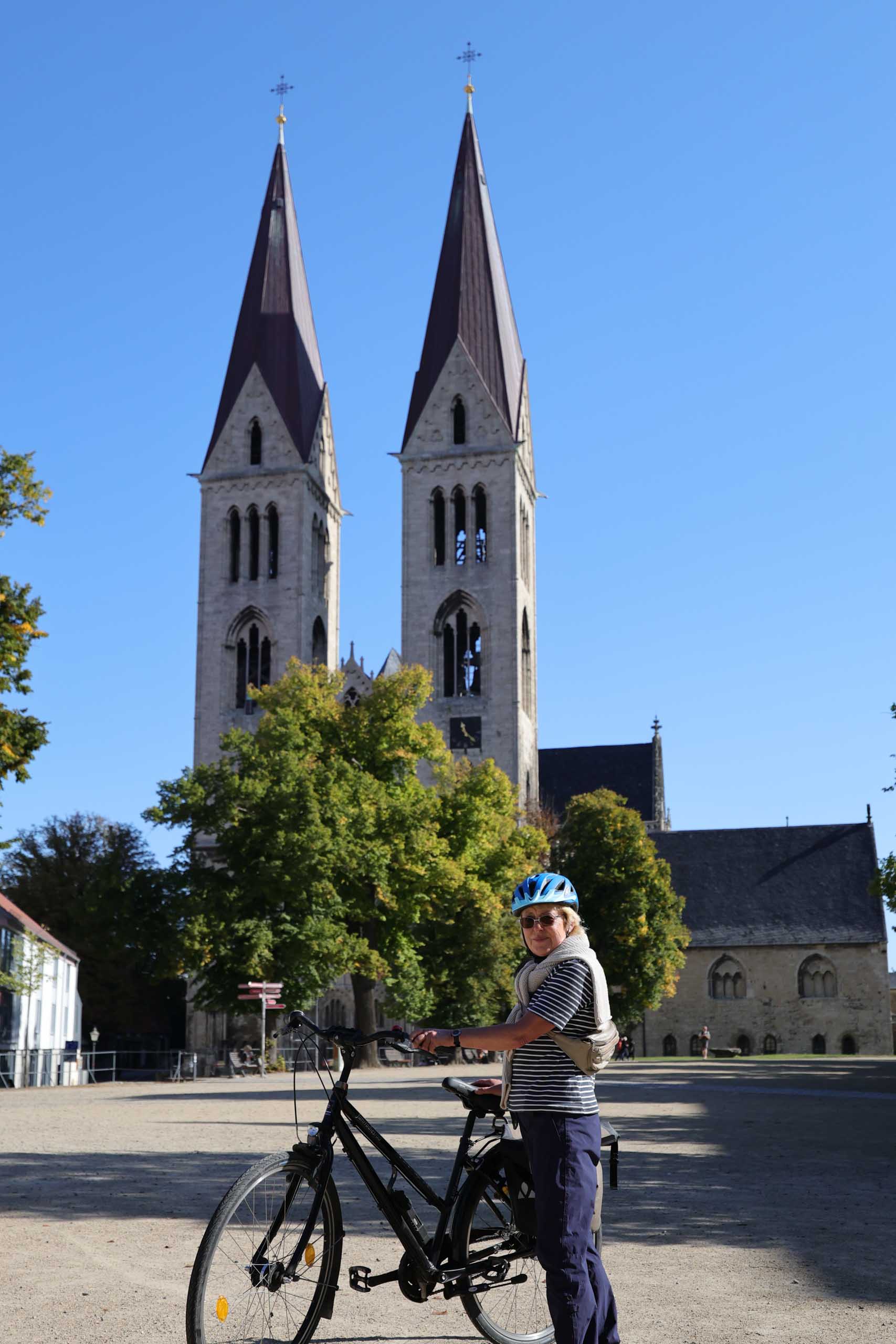 Sonntagmorgen mit dem eigenen Fahrrad mitten in Halberstadt