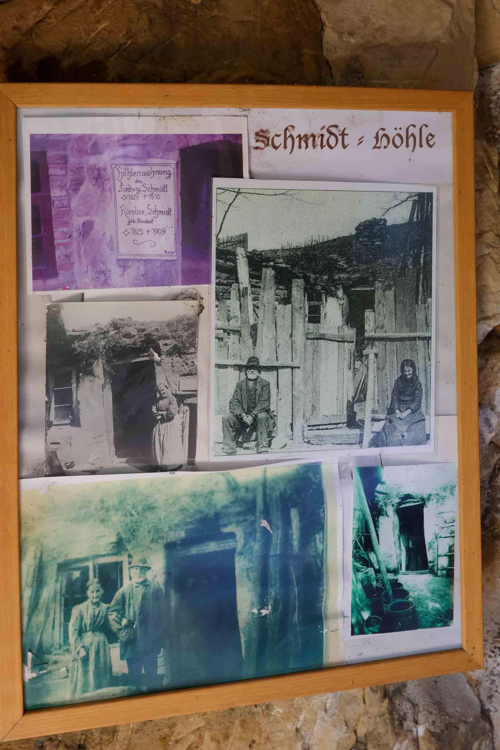 Eine der Wohnungen wird als Schmidthöhle bezeichnet.