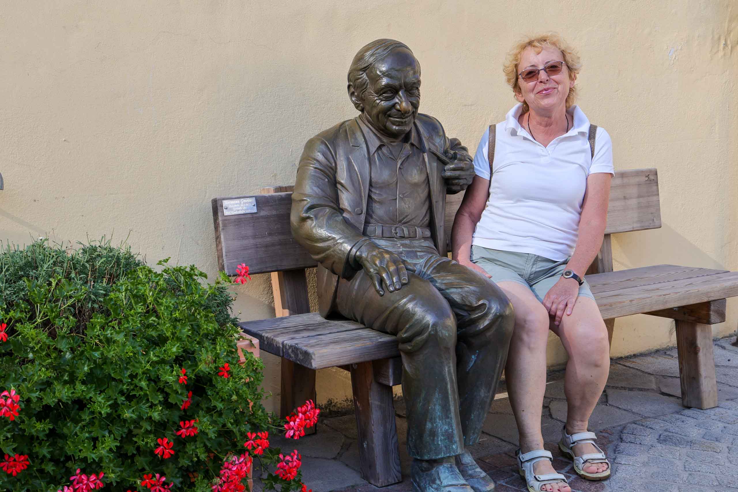 Die Spenderin und der dankbare Empfänger