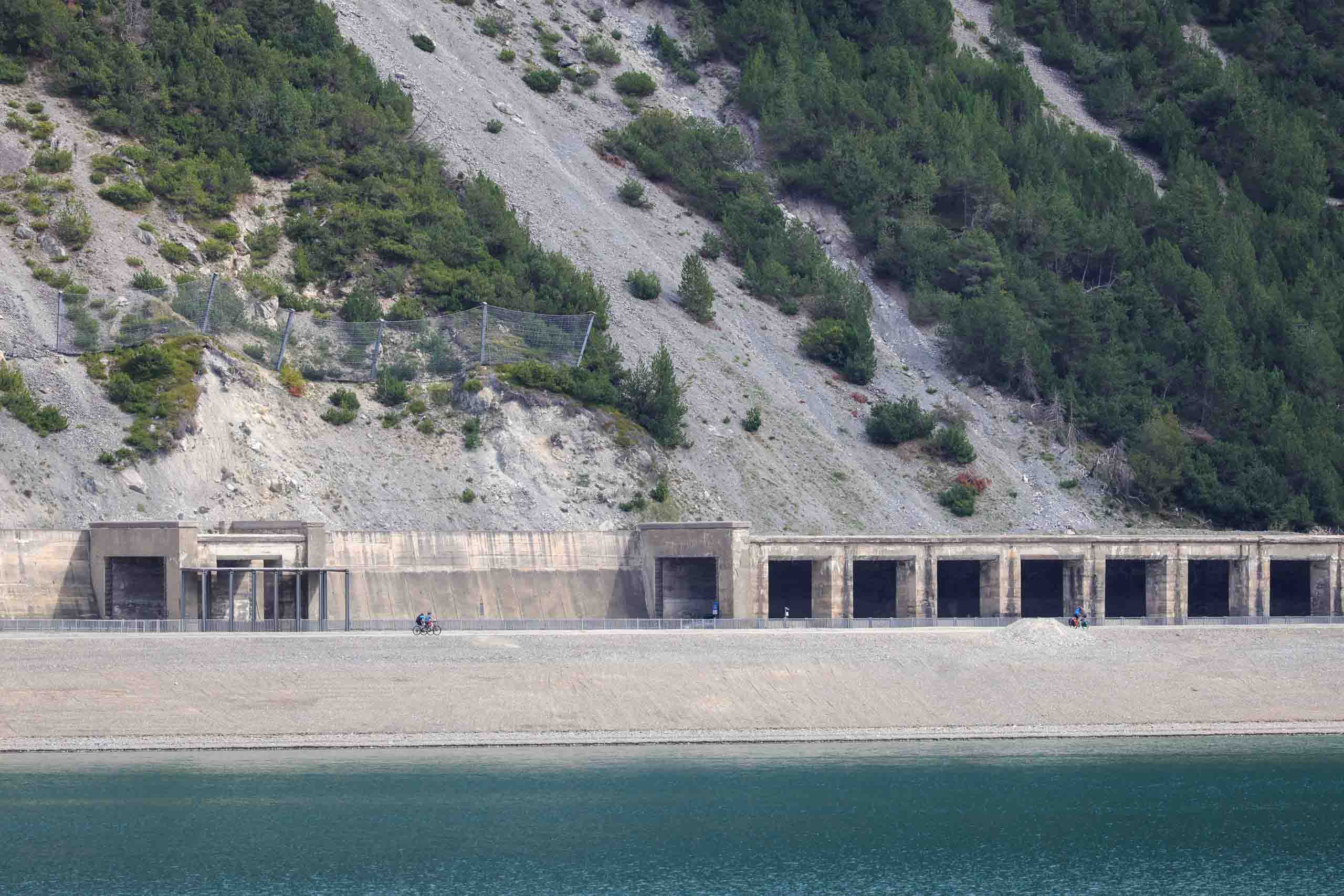 Die flache Alternativroute am Ostufer