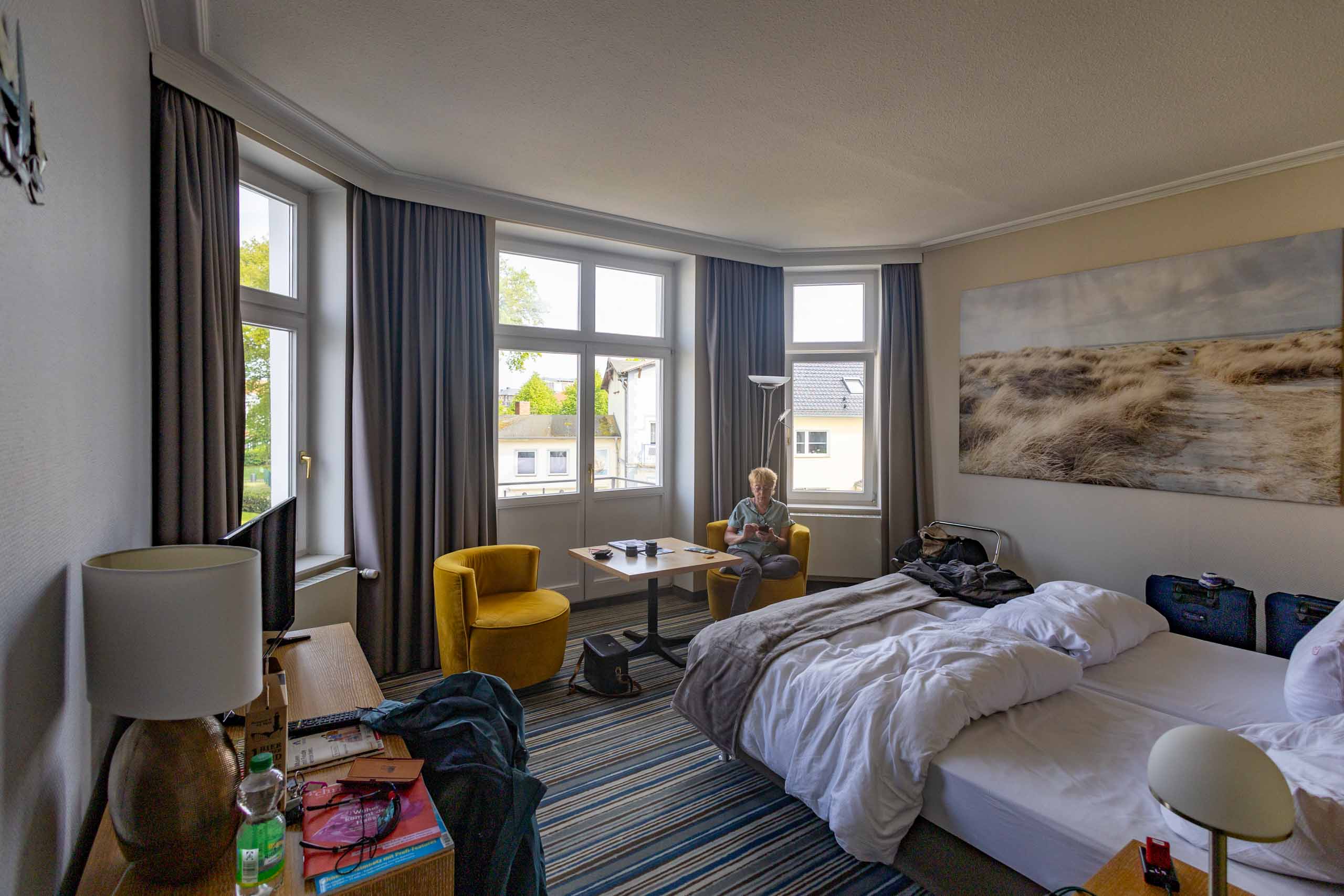 Unser Turmzimmer mit Balkon