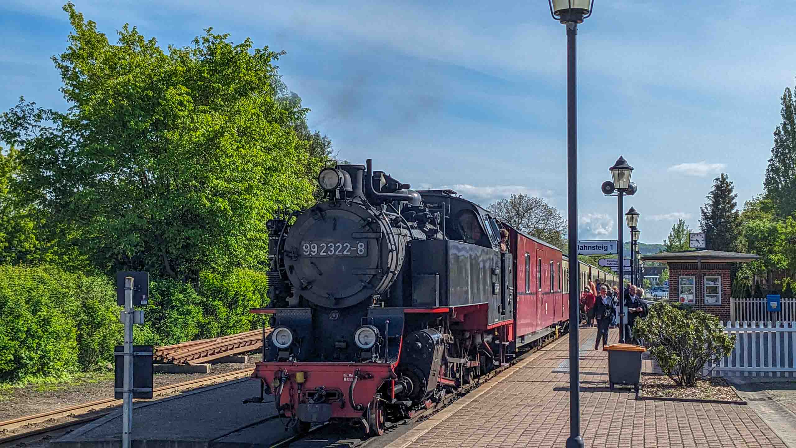 Molli im Bahnhof Kühlungsborn-Ost