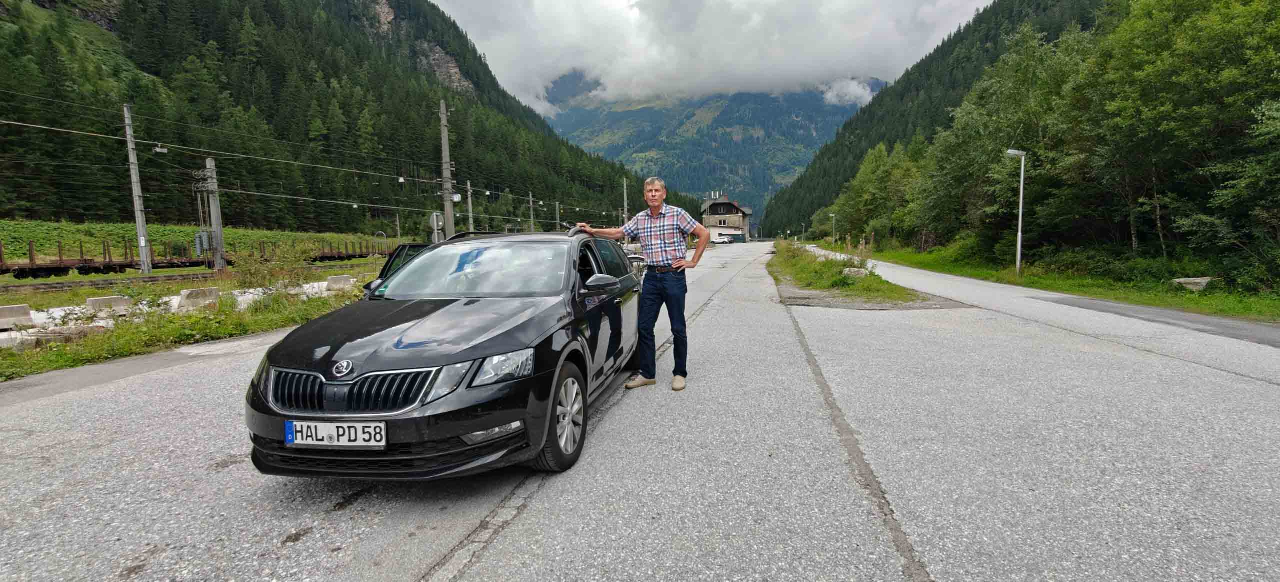 Bereit zur Autoverladung