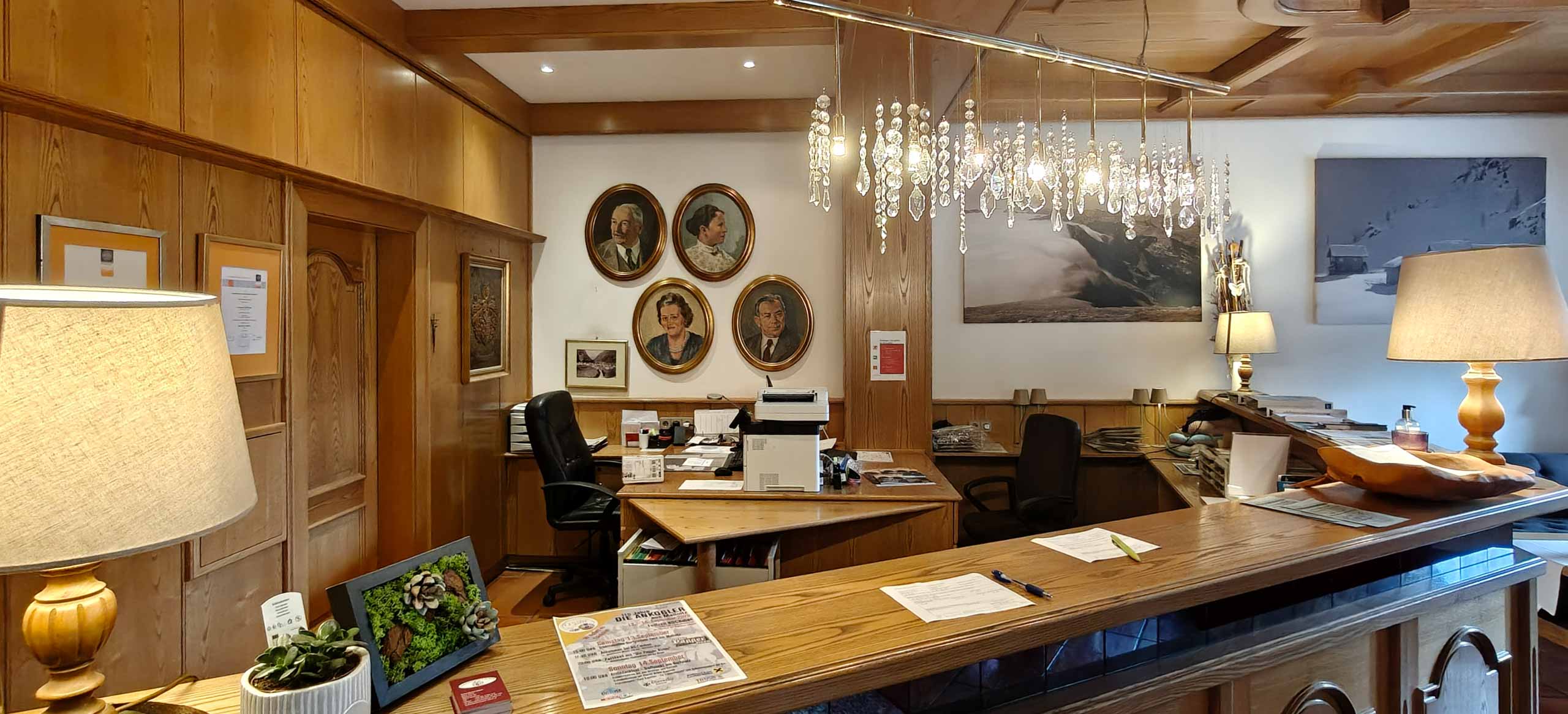 Rezeption im Hotel in Mallnitz