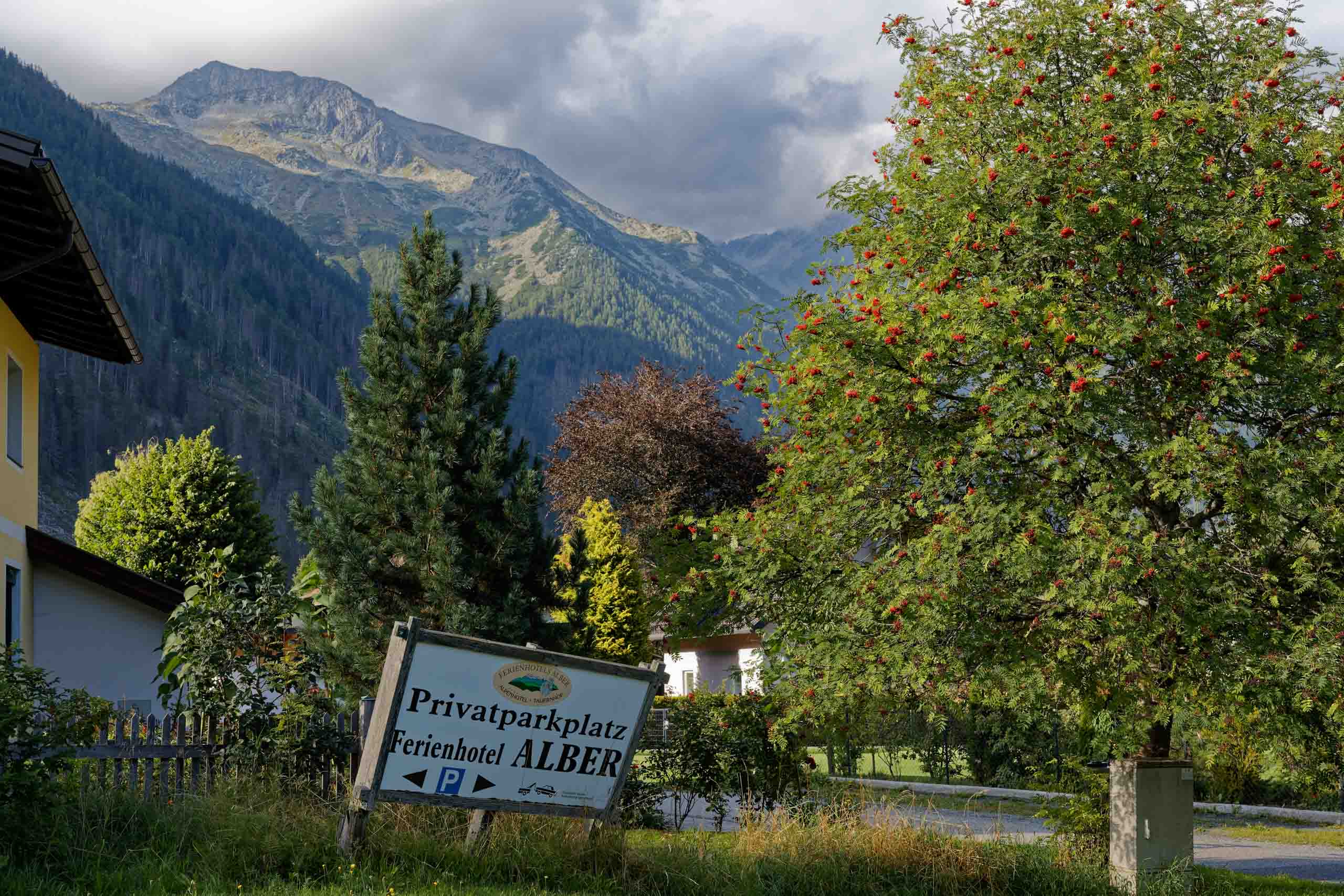 Hier steht unser Auto in der kommenden Woche