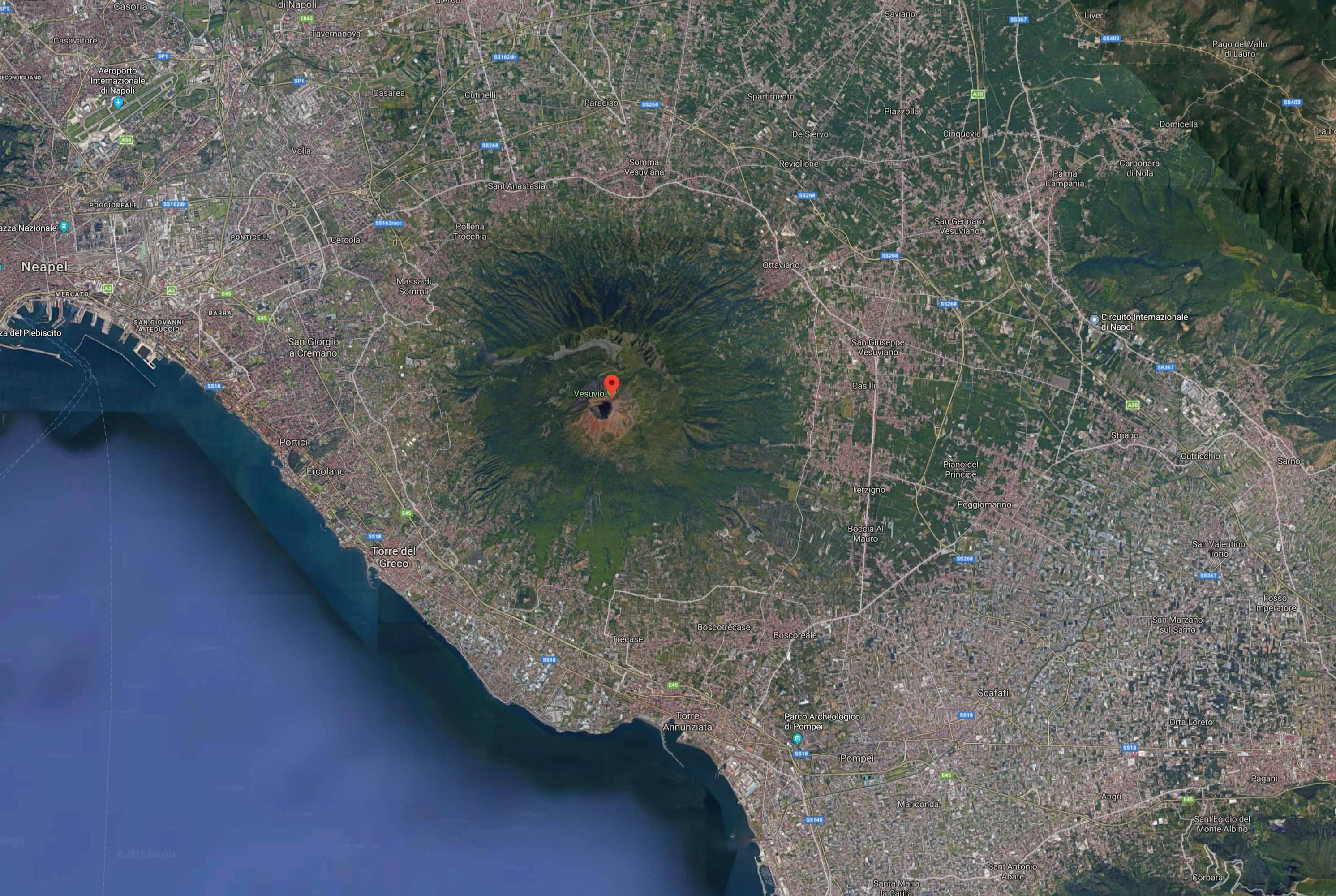 So schaut er aus - aus großer Höhe