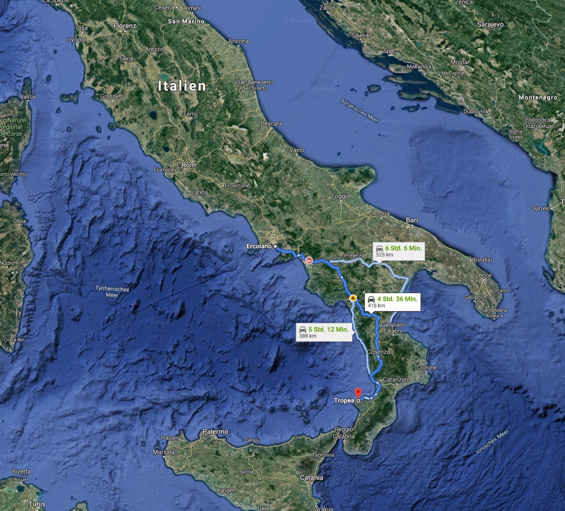 Nun geht es weiter zum Stiefel