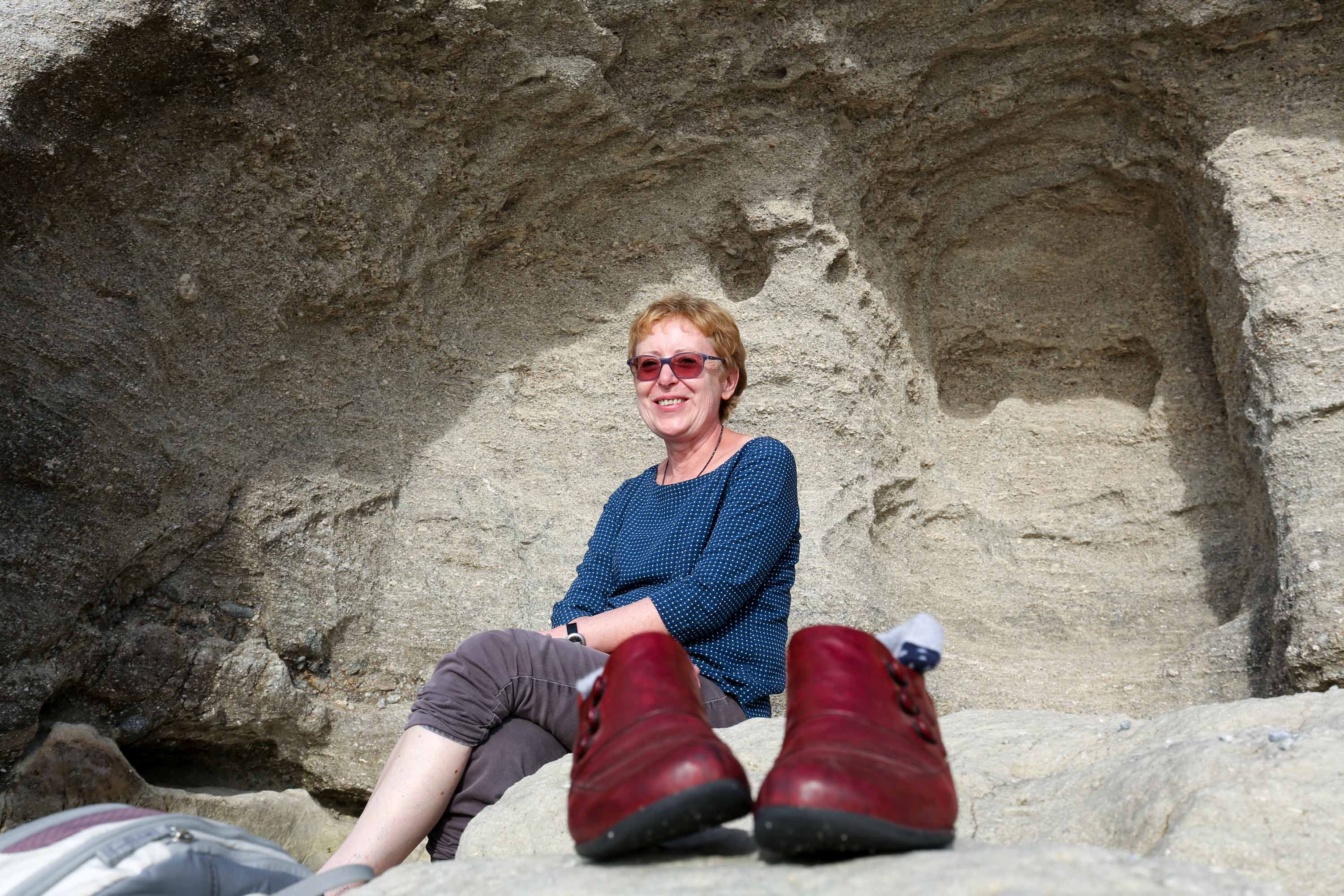 Sie fühlt sich wohl