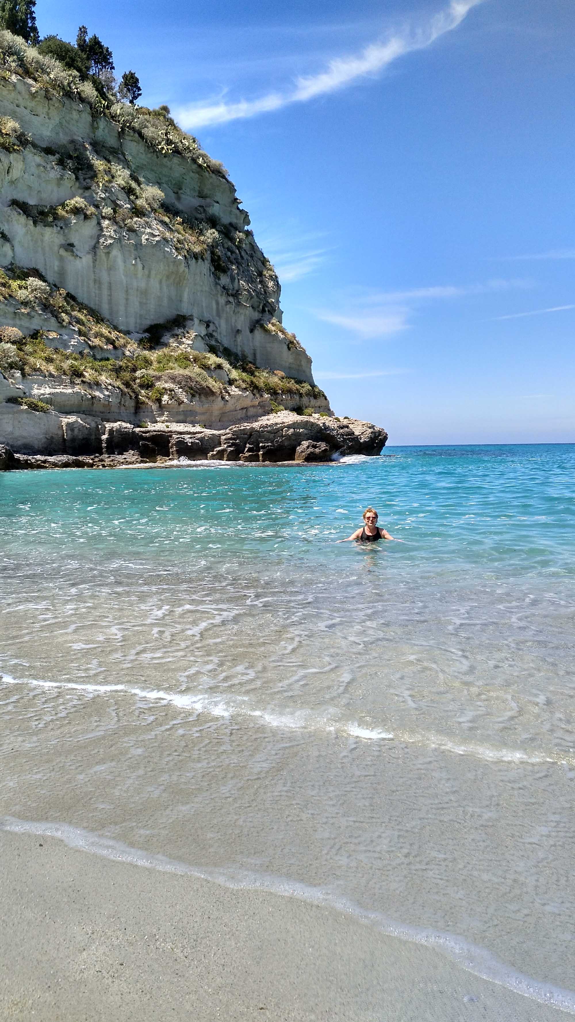 Endlich im Tyrrhenisches Meer baden