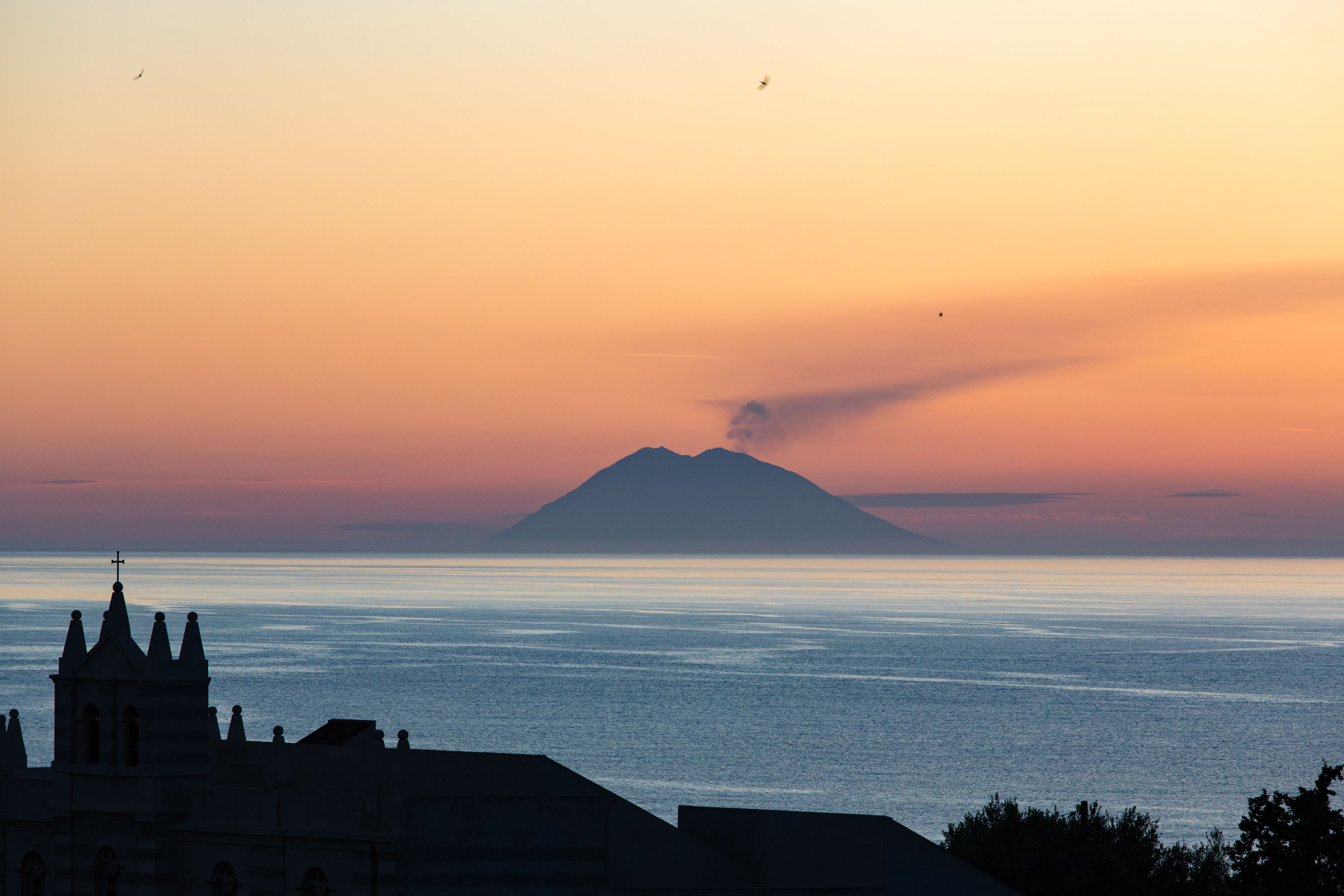 Blick zum Stromboli
