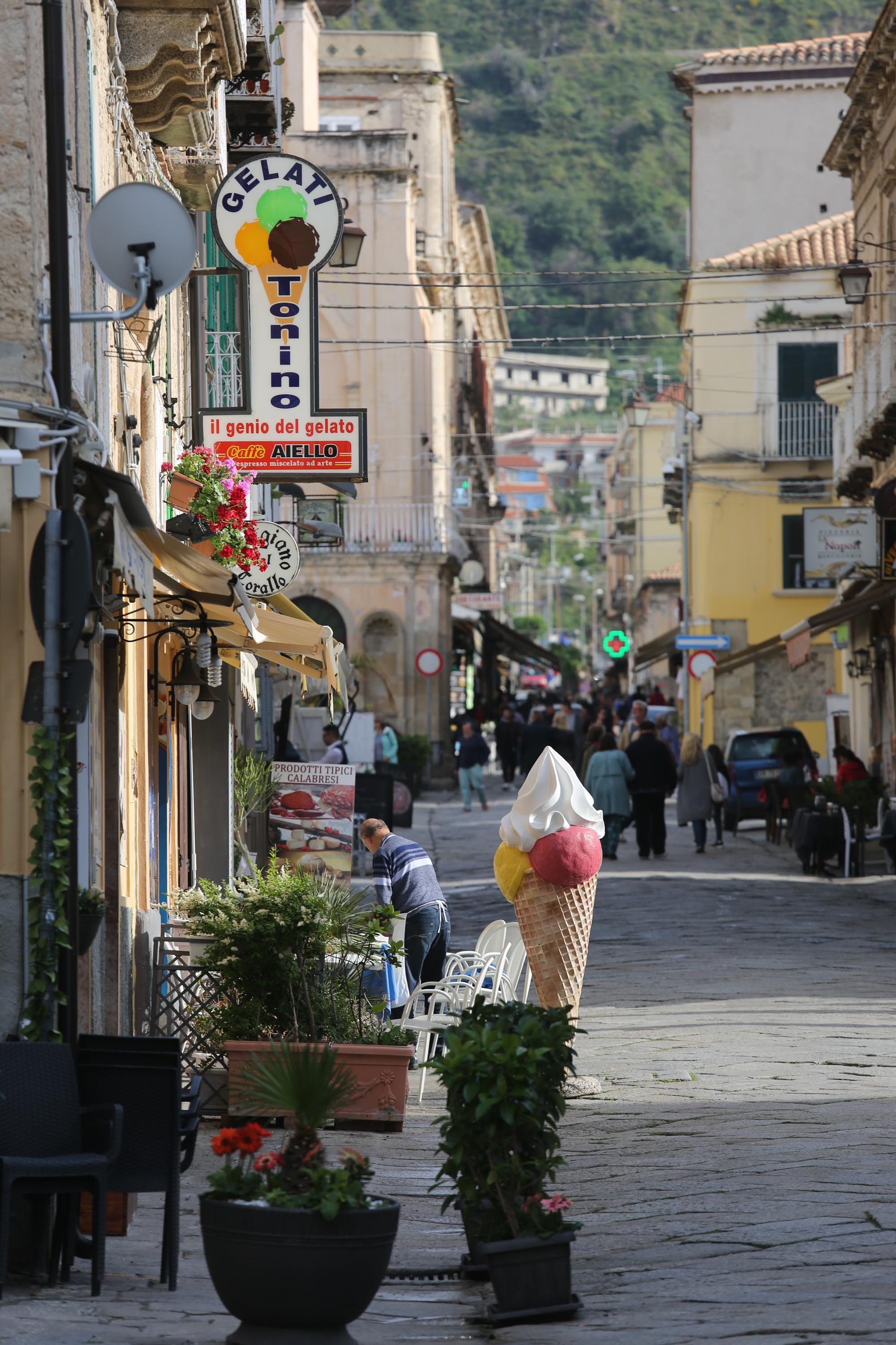 Eis gibt es natürlich auch