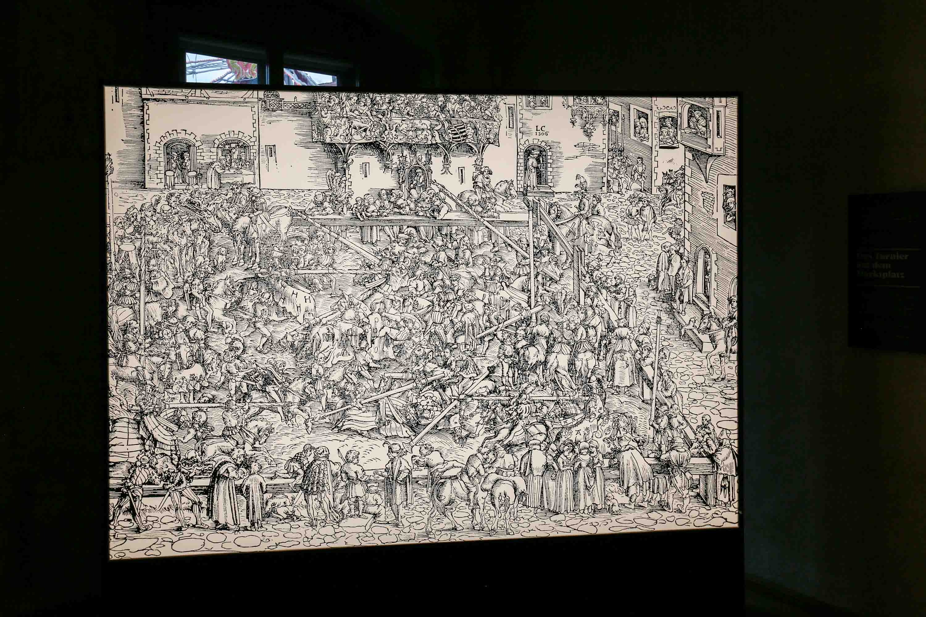 Stich im Cranach-Haus