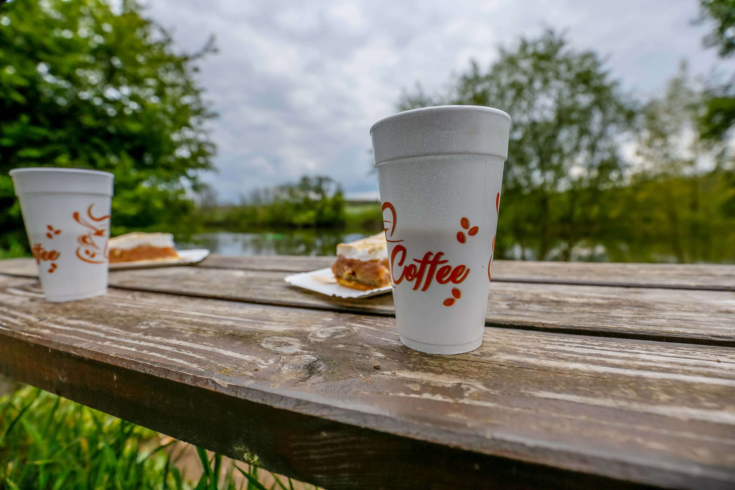 und 3x Rhabarbarkuchen mit Baiser