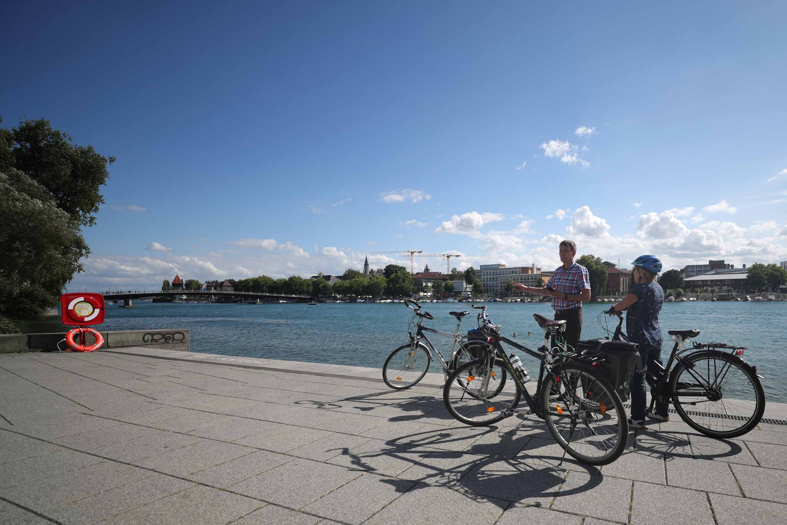 Bilderbuchwetter zur Begrüßung