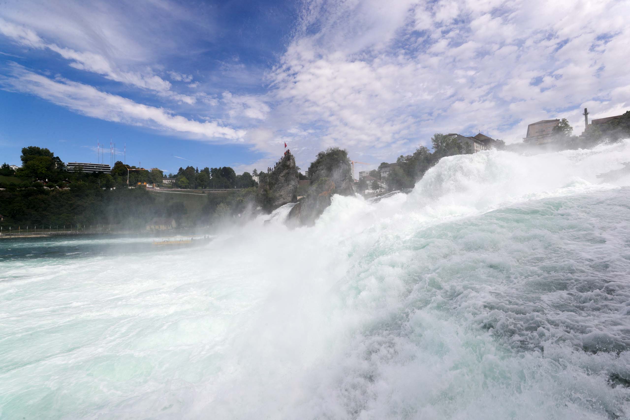 Durchfluss 250-600 m³ pro Sekunde