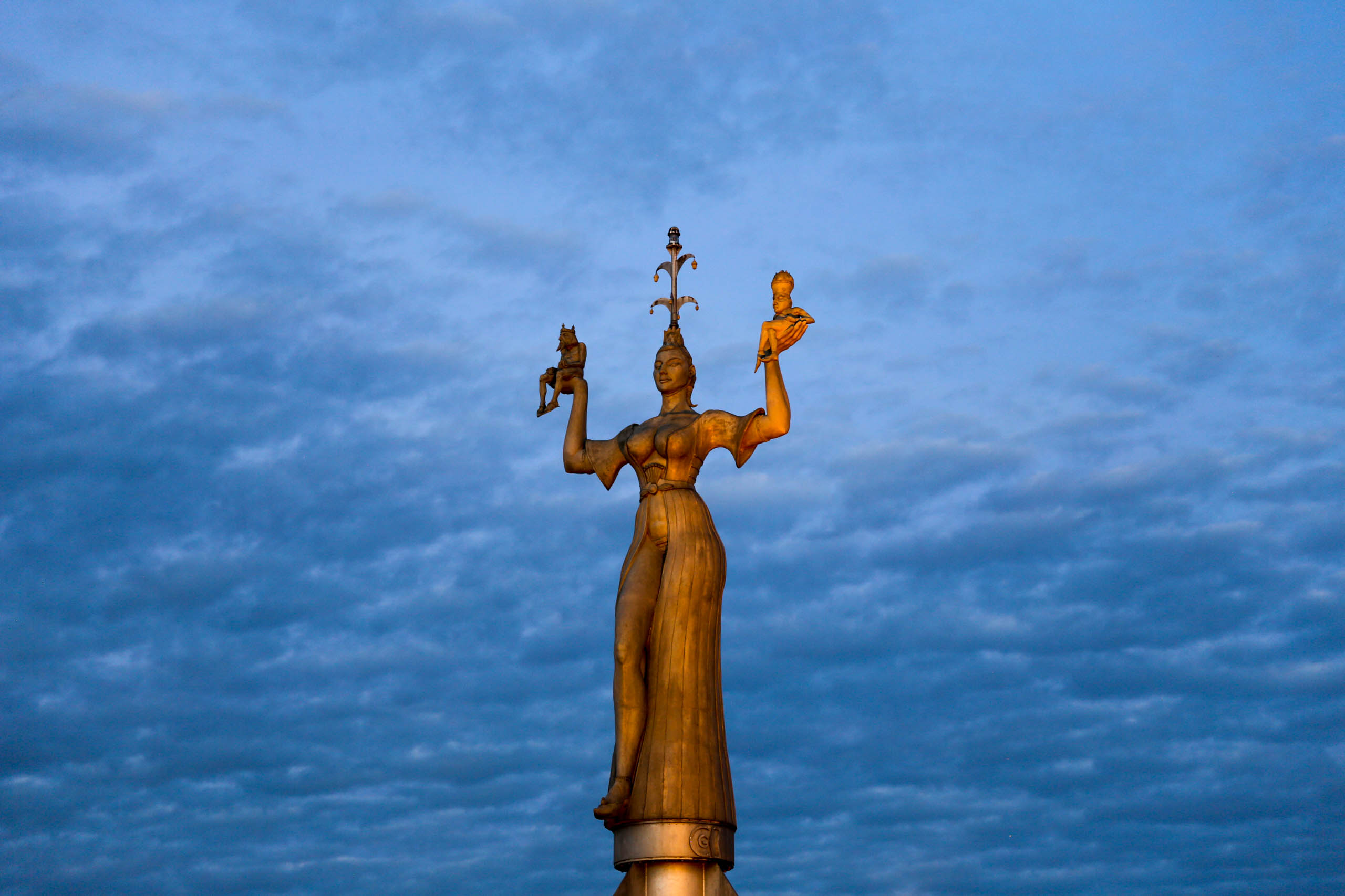 Imperia im Abendlicht