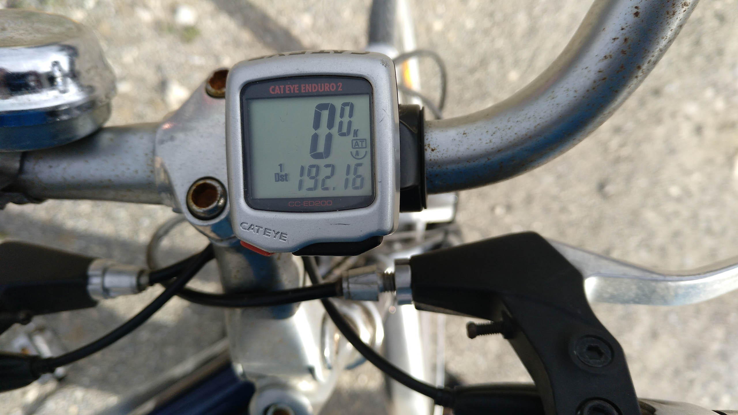 Während der Oberseetur gefahrene km: