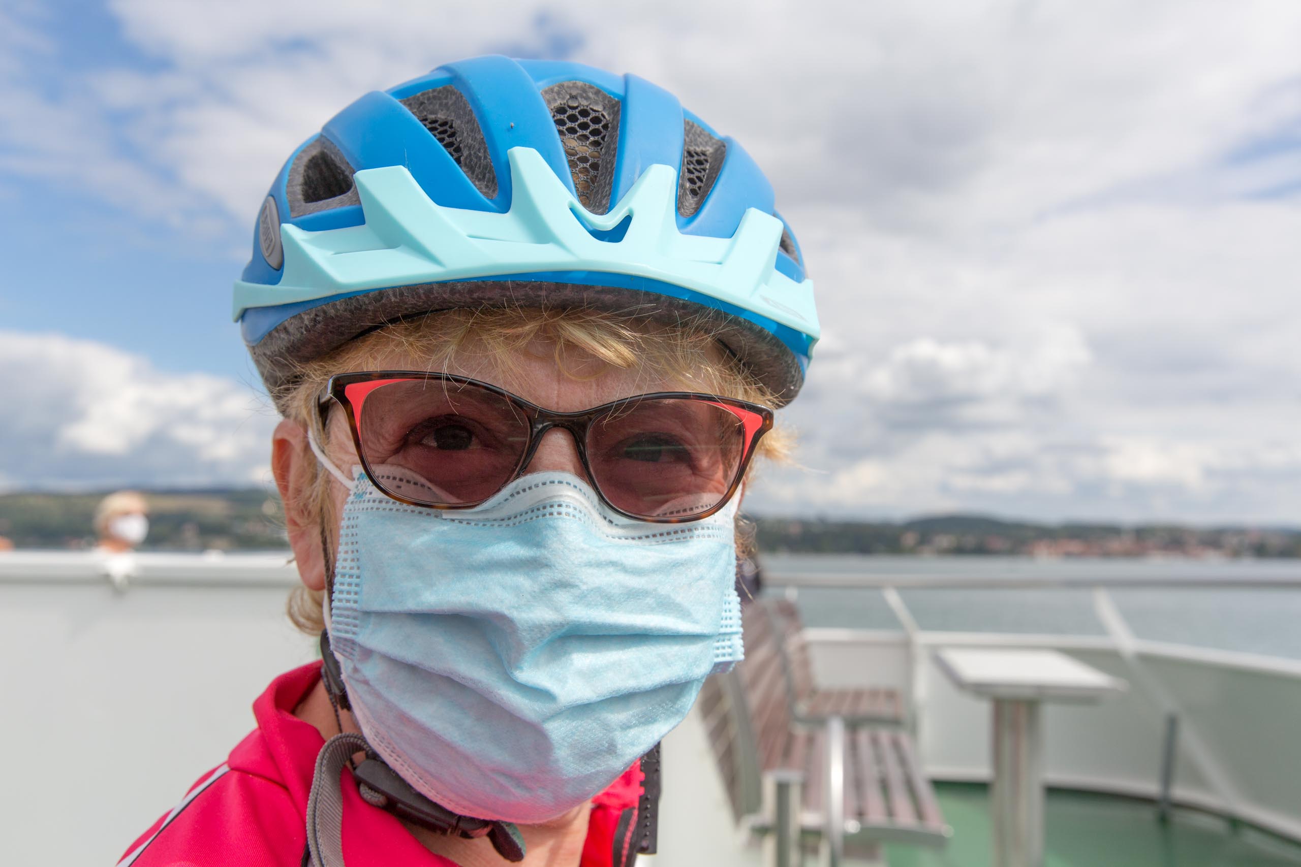 Maskenpflicht auch an Bord und sogar auf dem Oberdeck