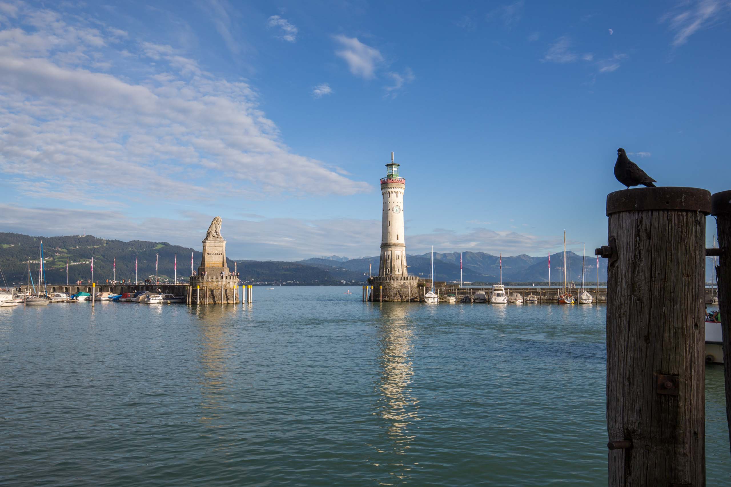 Hafeneinfahrt in Lindau