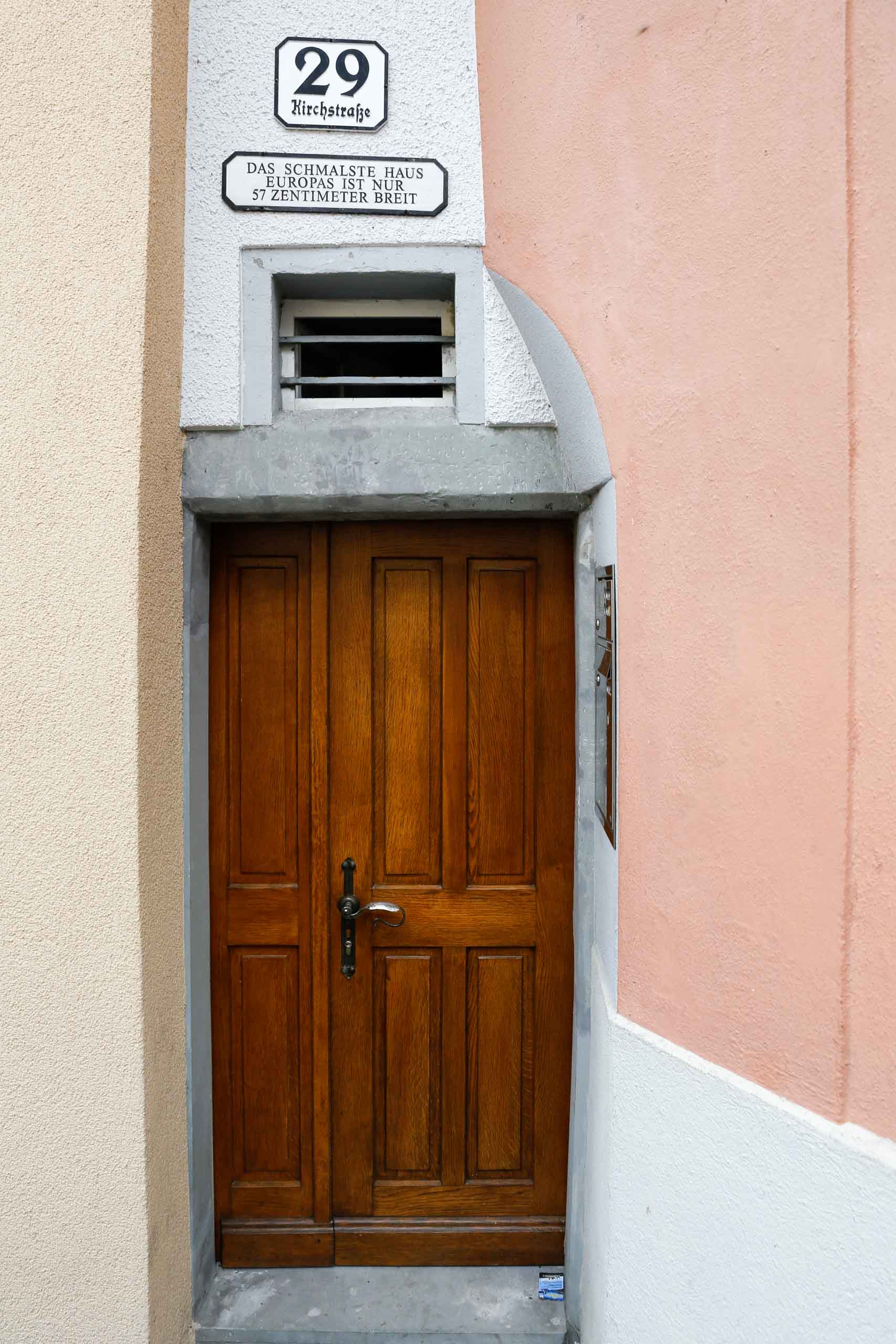 Das schmalste Haus Europas