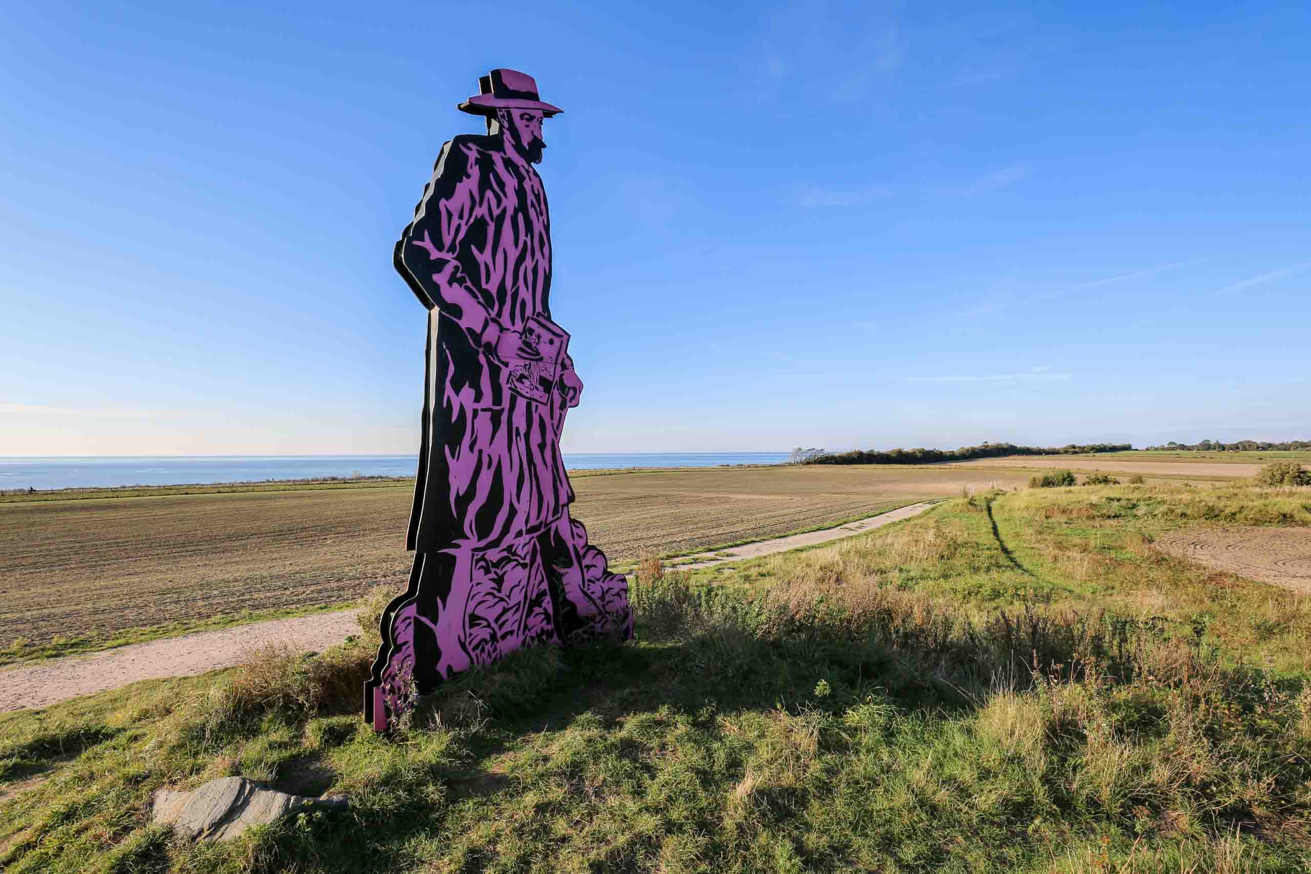 künstlerischer Gruß von der höchsten Erhebung des Fischlands