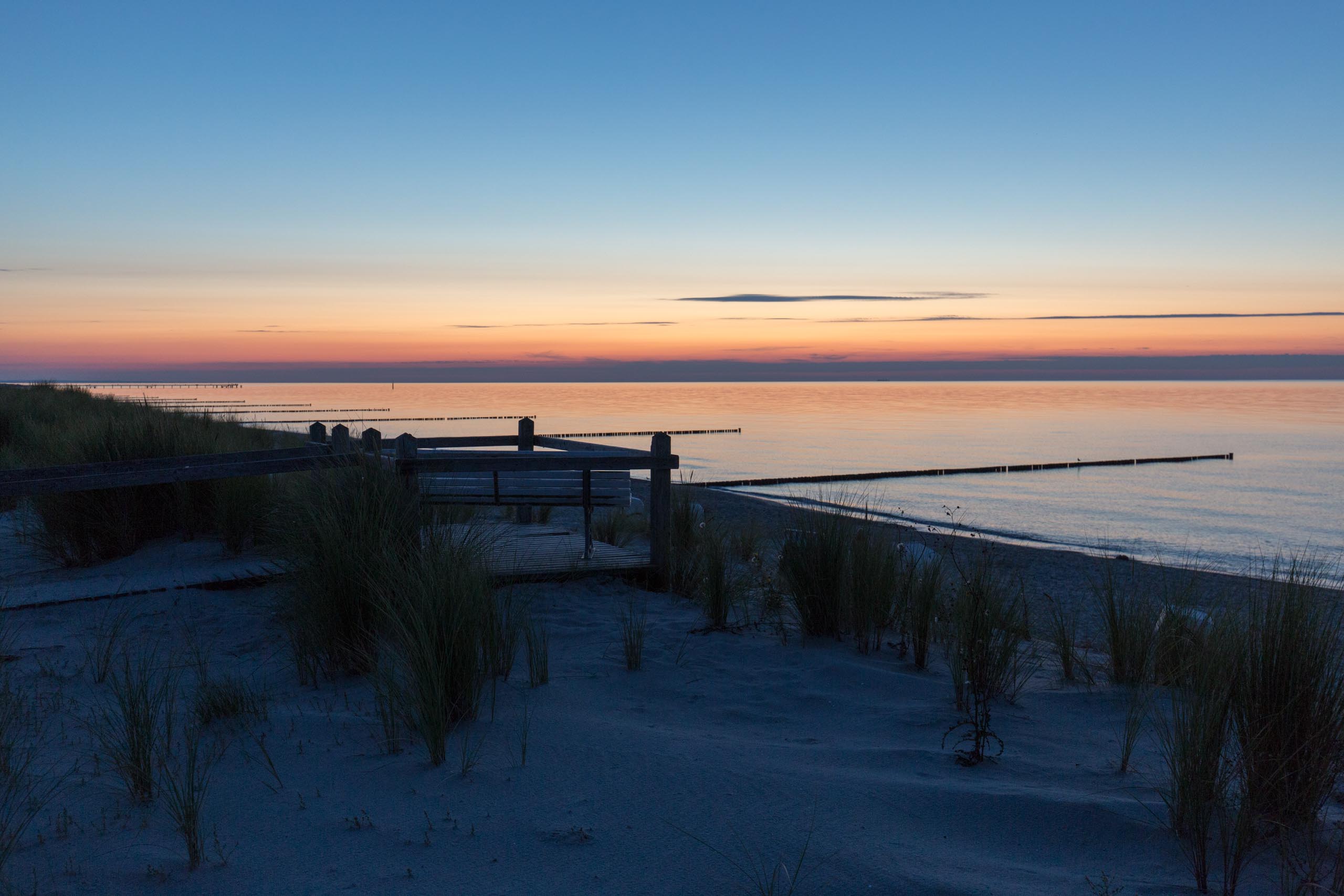 Abendstimmung am Strand
