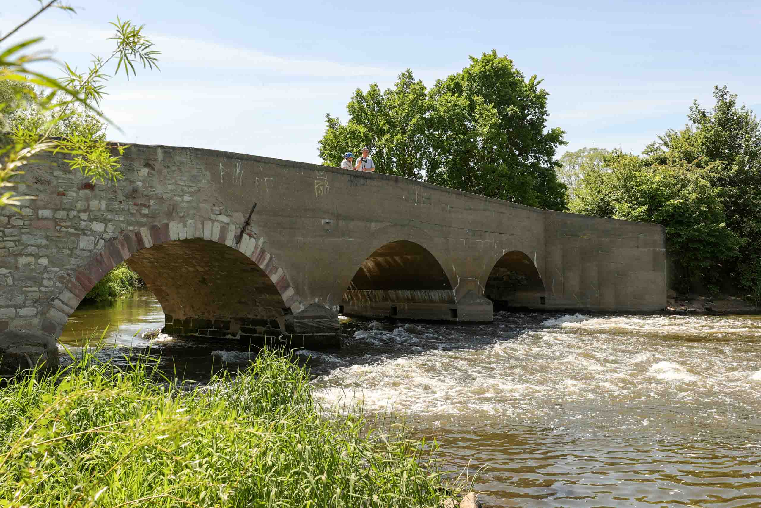 Schafbrücke über die Weiße Elster