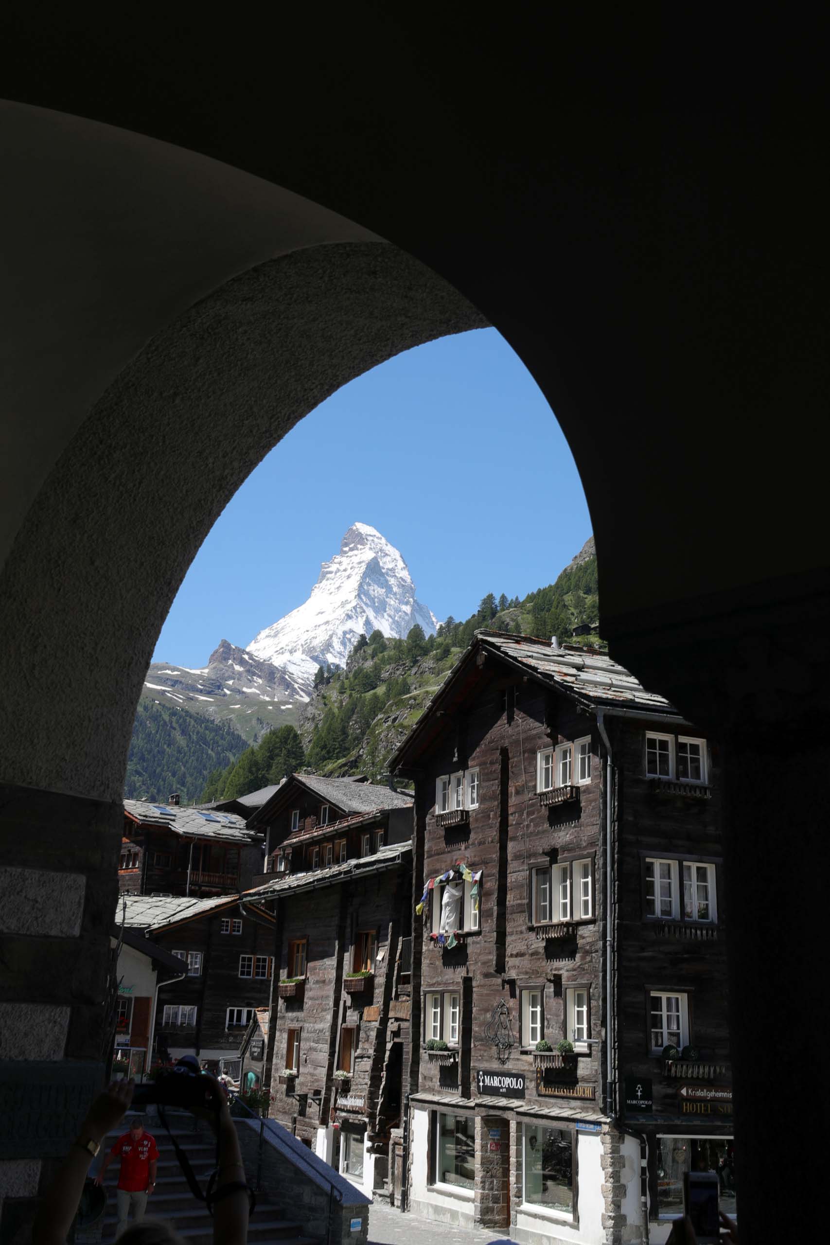 Überall präsent - das Matterhorn