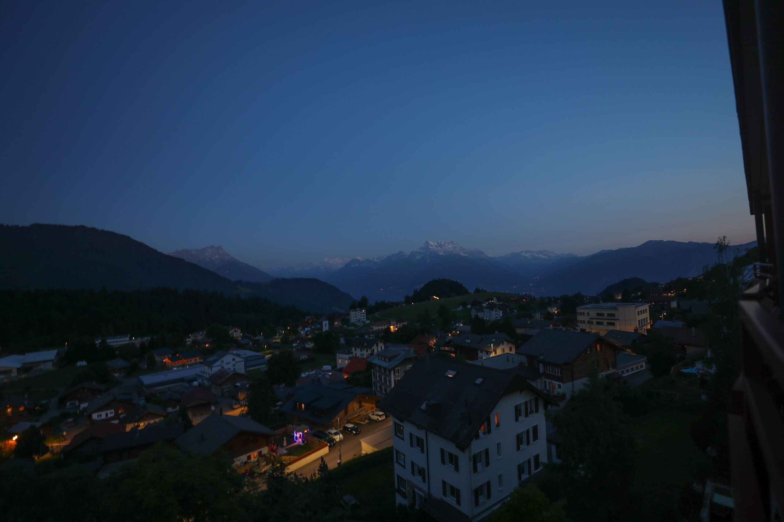 Gute Nacht in Leysin 