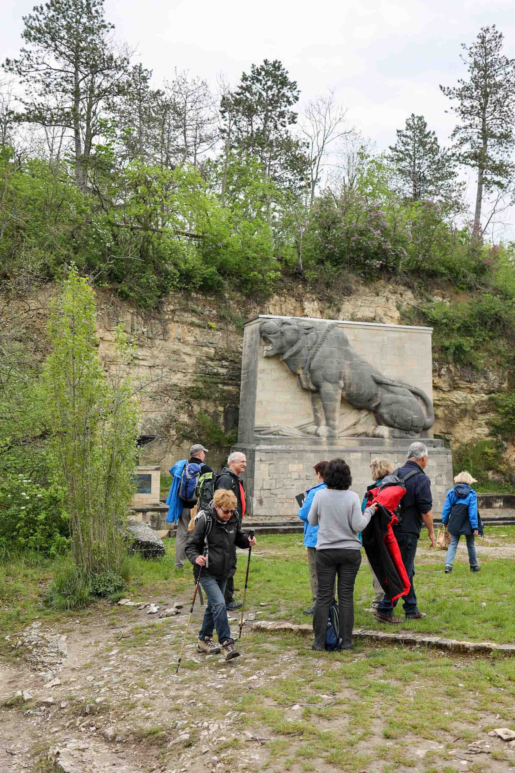 Das Löwendenkmal - Unseren Toten