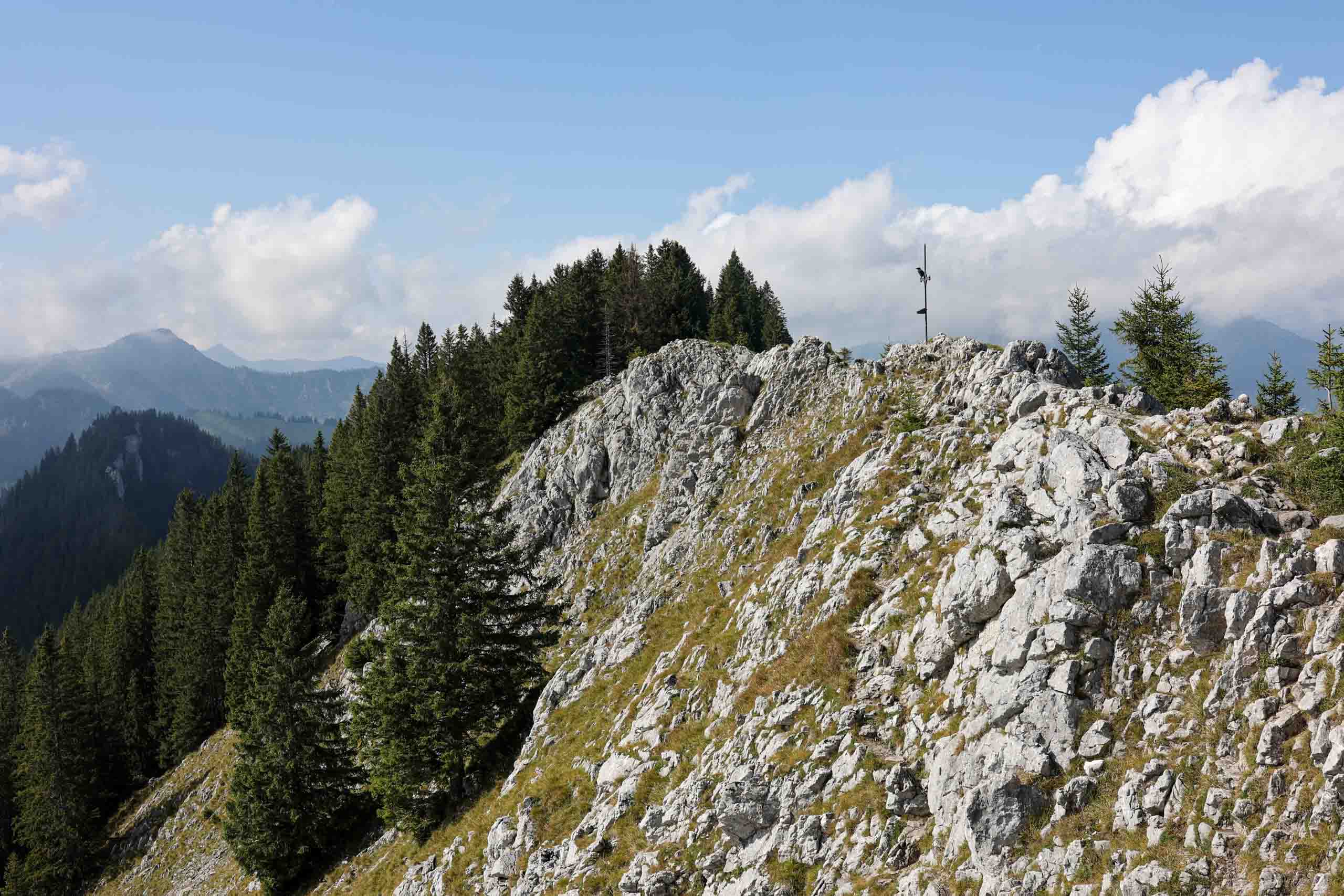 Und hier kann man hochklettern?
