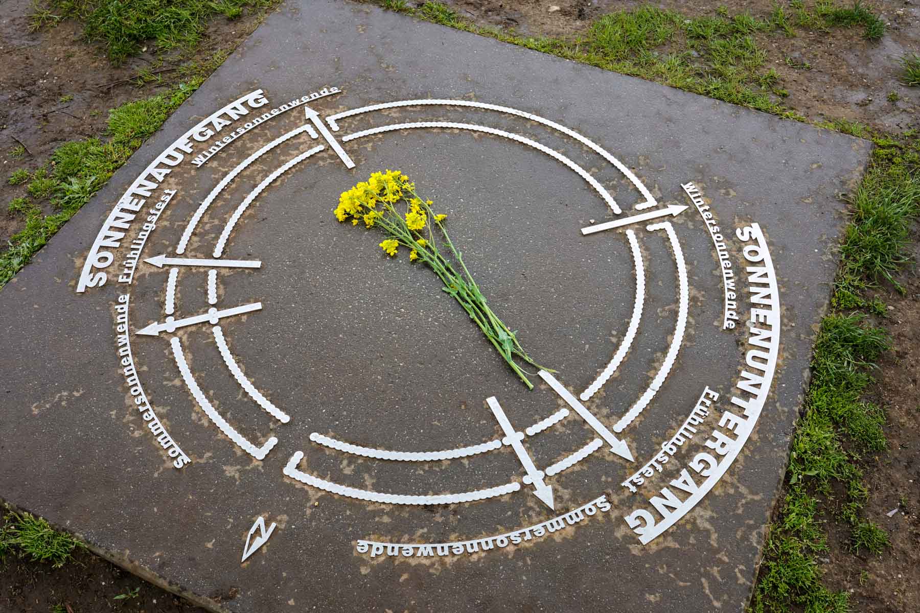 Erste Tropfen fallen