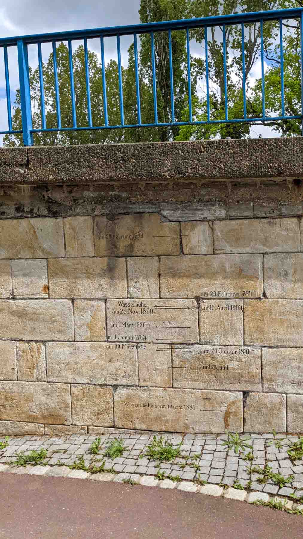 Umkehrpunkt unserer Tour in Weißenfels