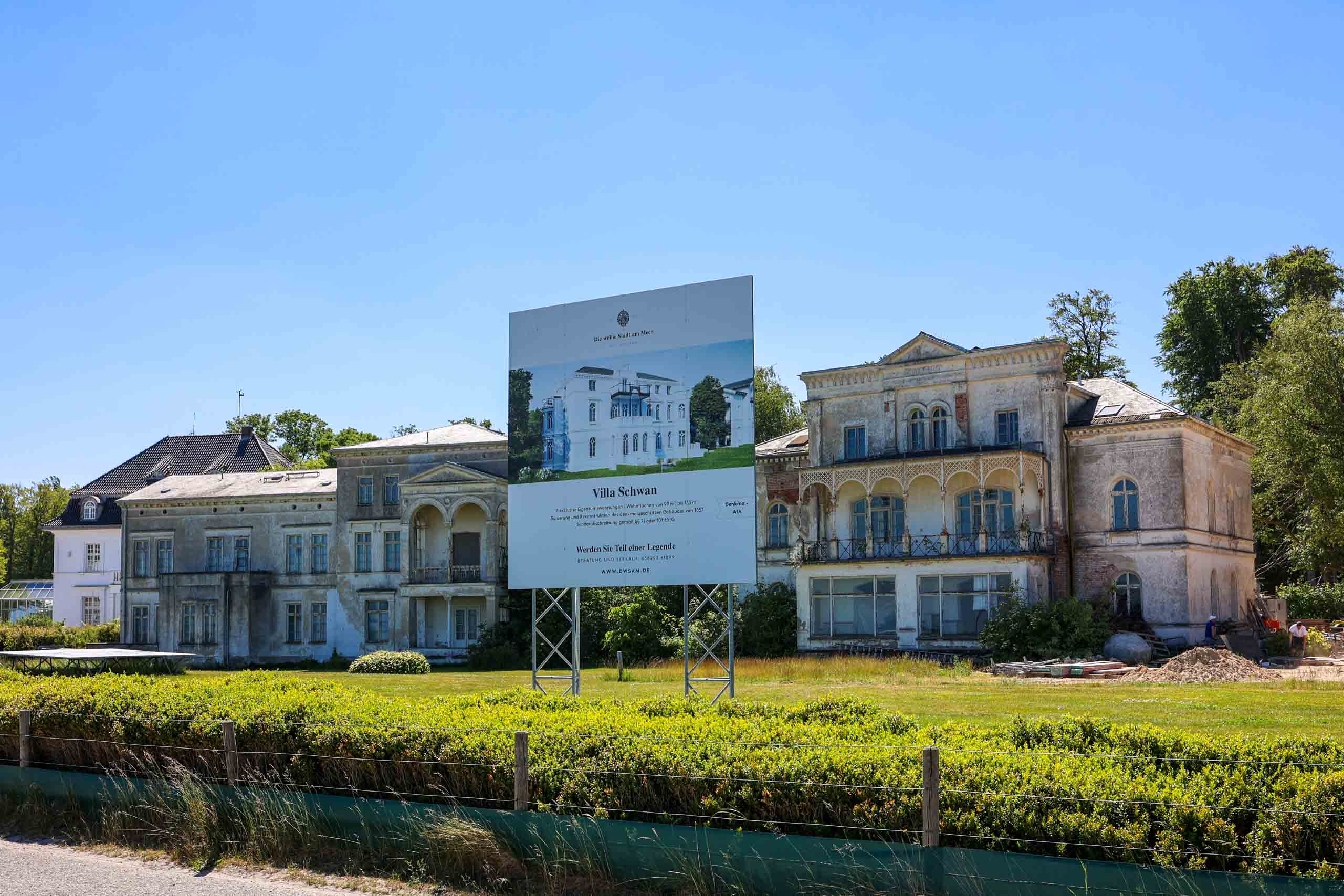 Und die gleichen Villen im Jahr 2021