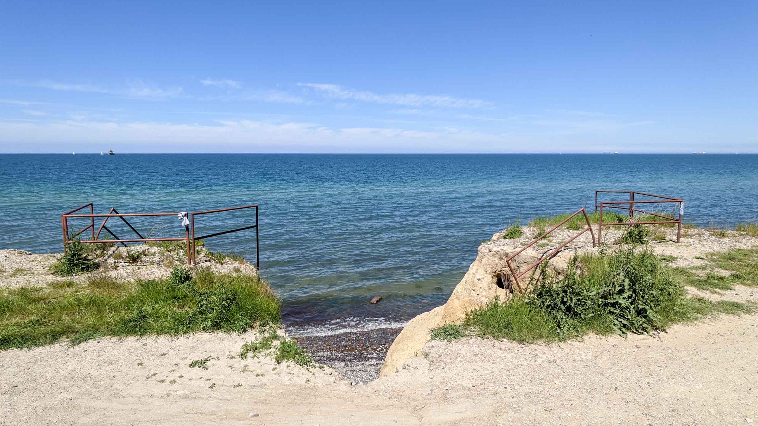 Abbruch der Steilküste